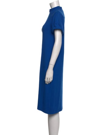 Love Moschino Mock Neck Midi Length Dress