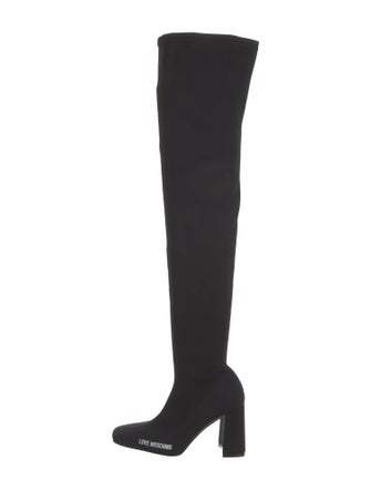 Love Moschino Suede Sock Boots