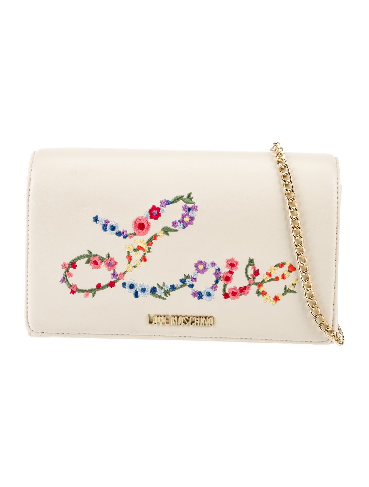 Love Moschino Leather Clutch