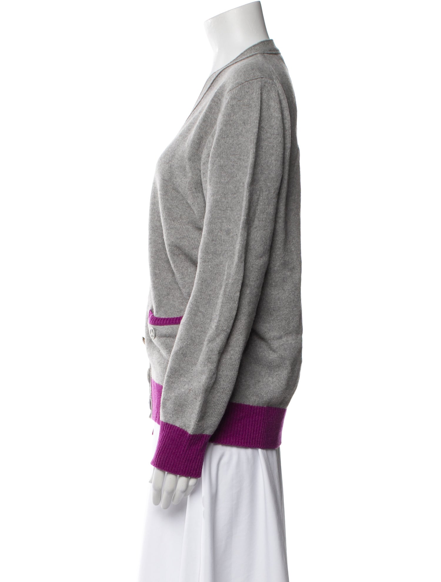 Love Moschino Wool Colorblock Pattern Sweater