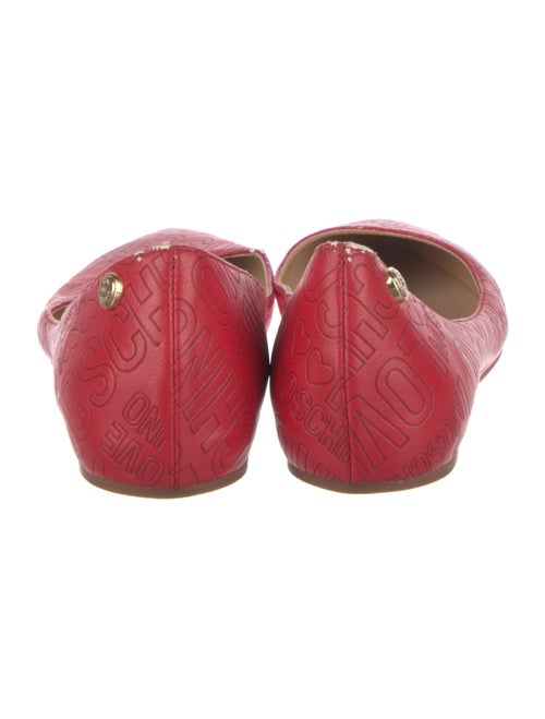 Love Moschino Leather Ballet Flats