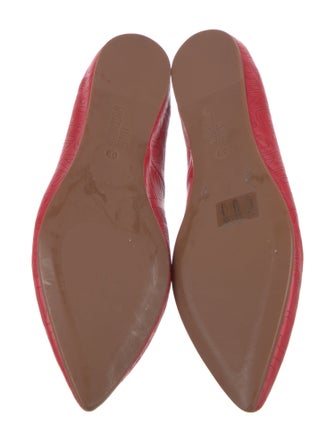Love Moschino Leather Ballet Flats