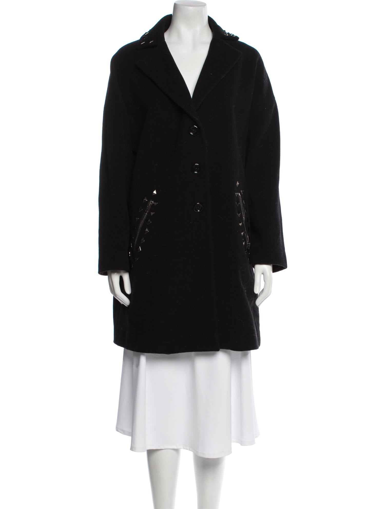 Love Moschino Virgin Wool Peacoat