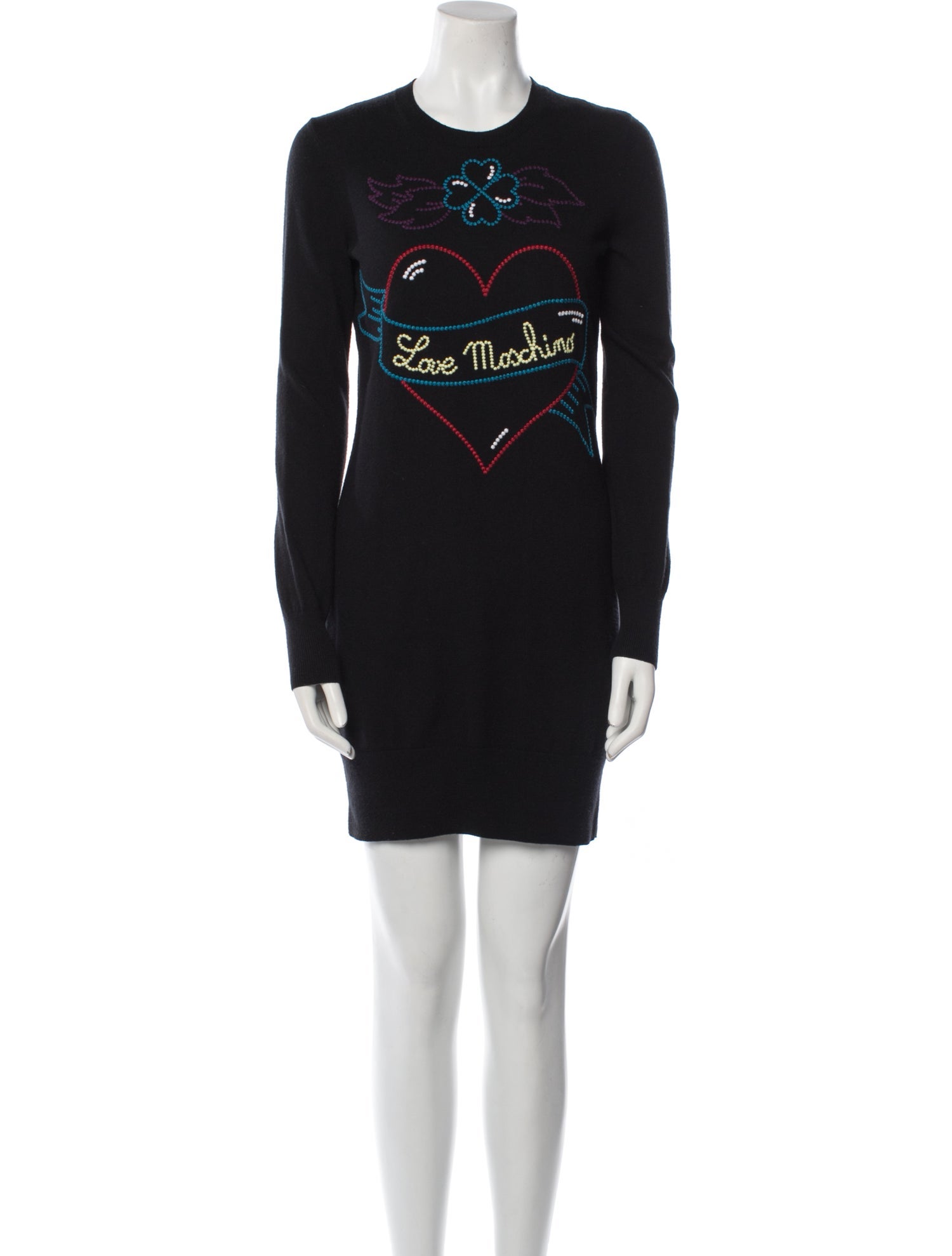 Love Moschino Graphic Print Mini Dress