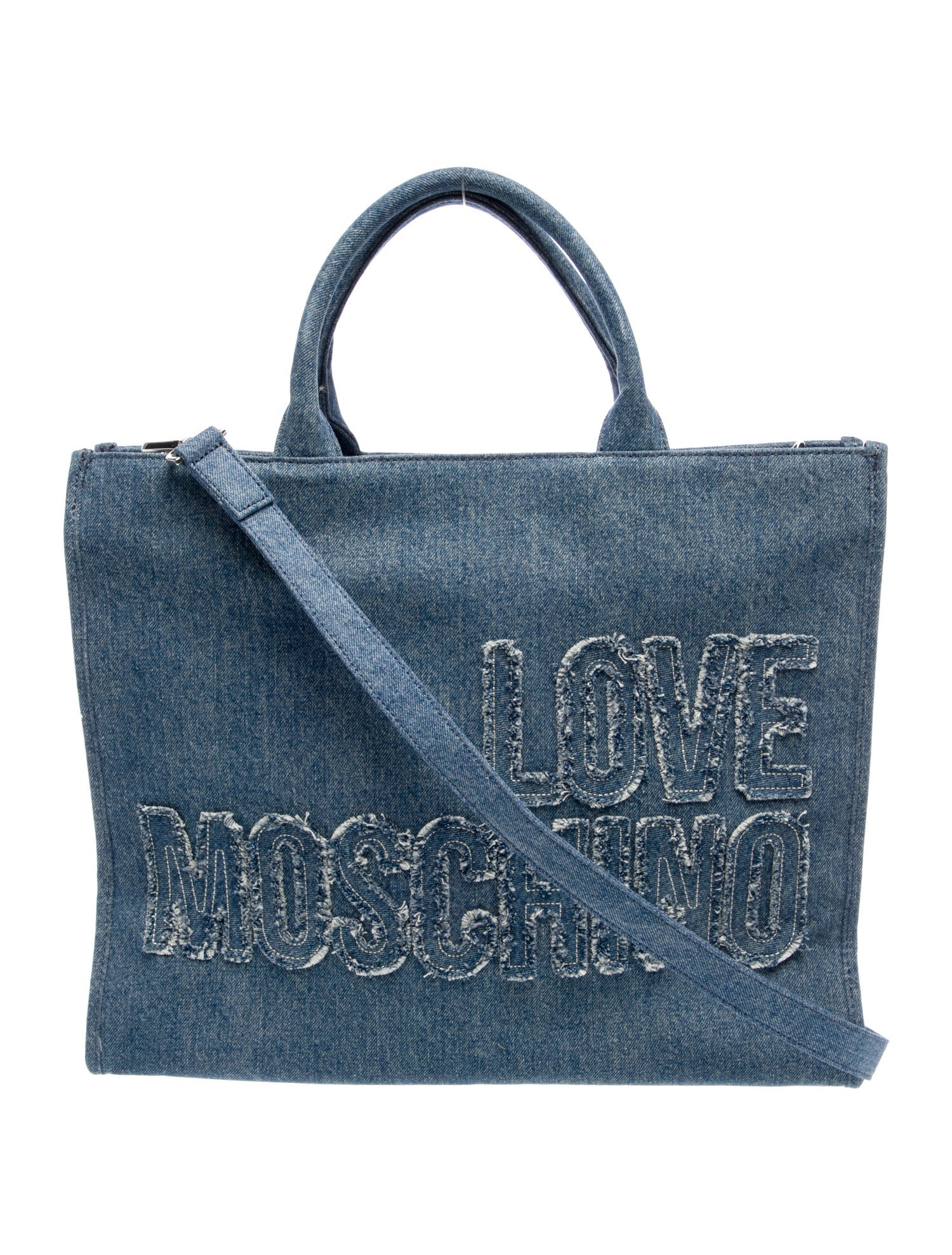Love Moschino Denim Shoulder Bag