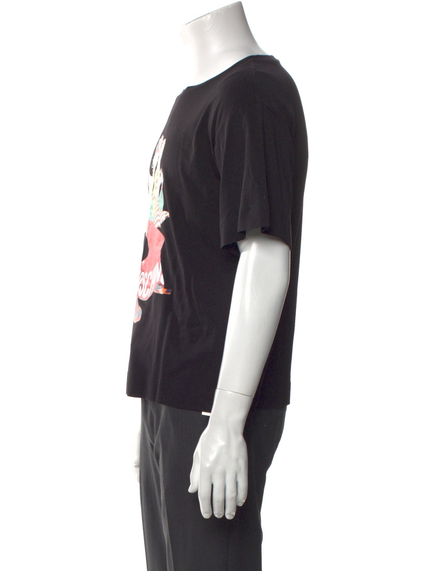 Love Moschino Graphic Print Crew Neck T-Shirt