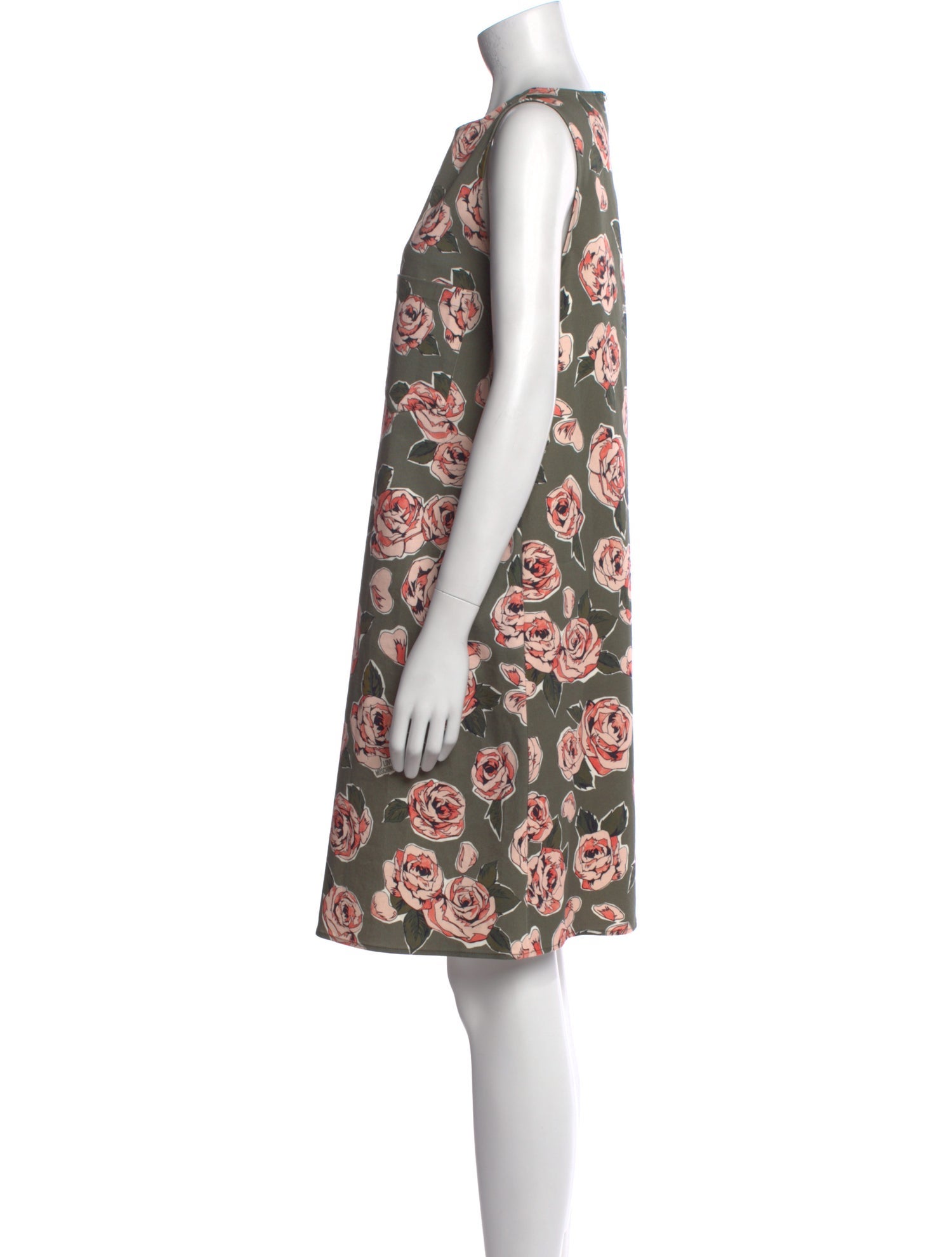 Love Moschino Floral Print Knee-Length Dress