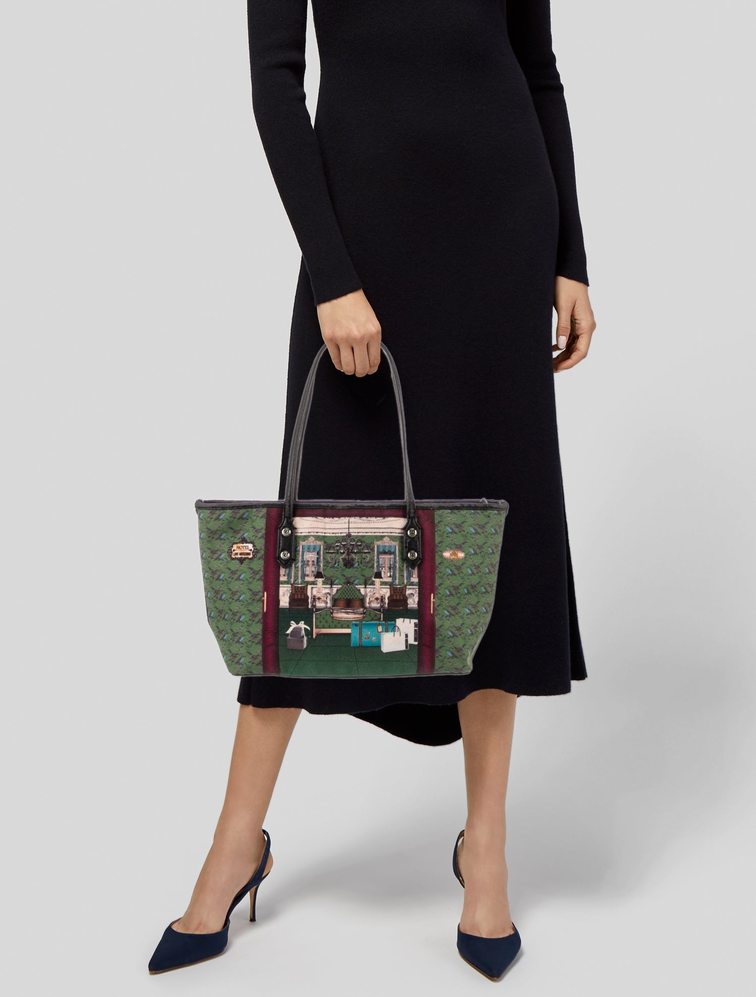 Love Moschino Canvas Shoulder Bag