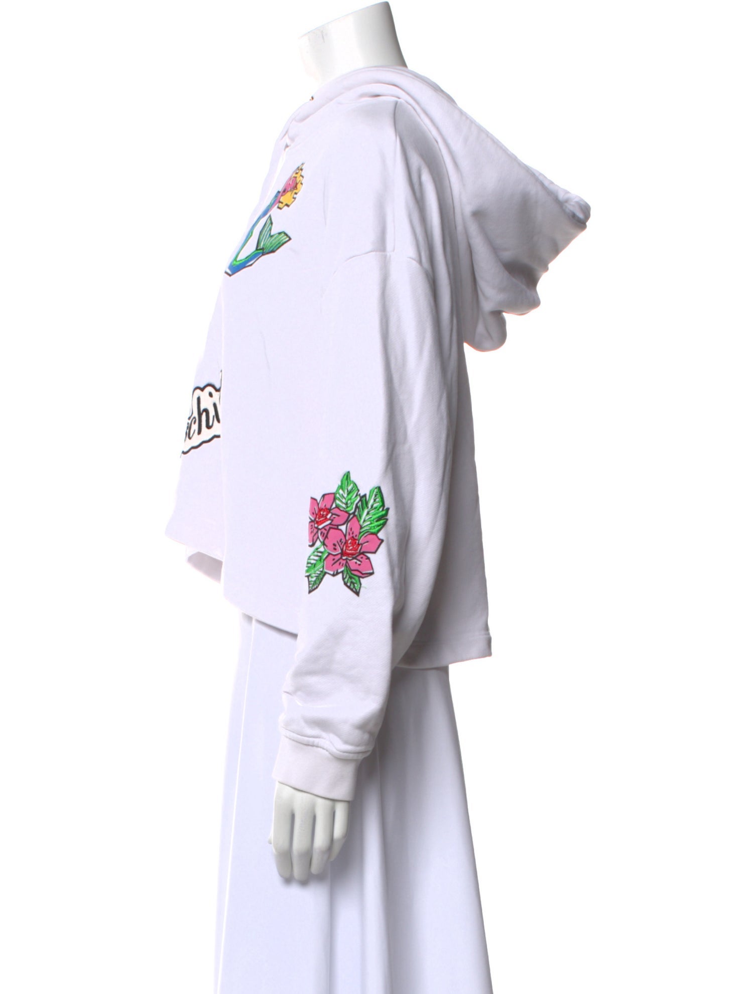 Love Moschino Graphic Print Crew Neck Sweater