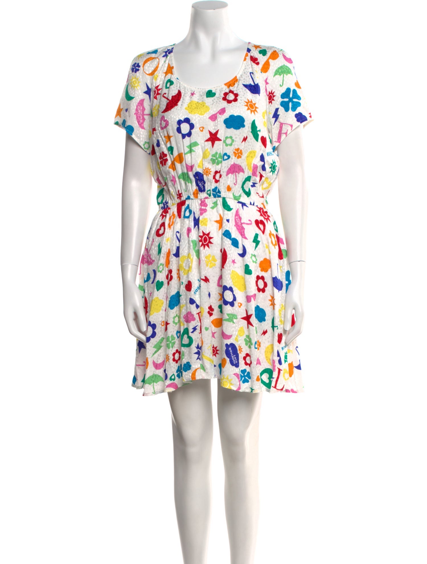 Love Moschino Floral Print Mini Dress