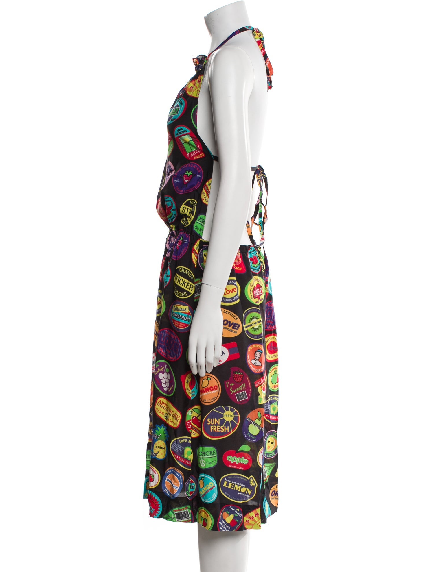 Love Moschino Printed Midi Length Dress w/ Tags