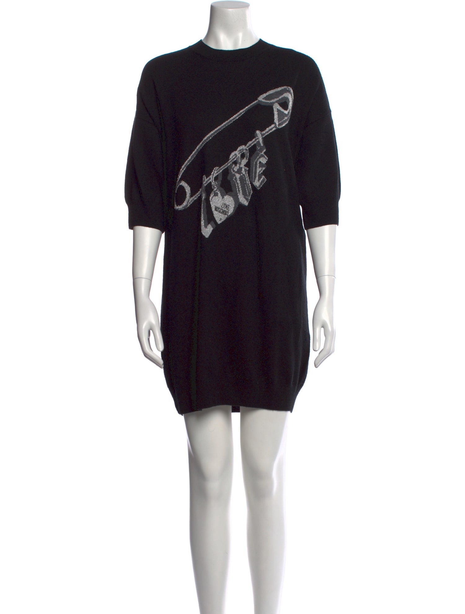 Love Moschino Graphic Print Mini Dress