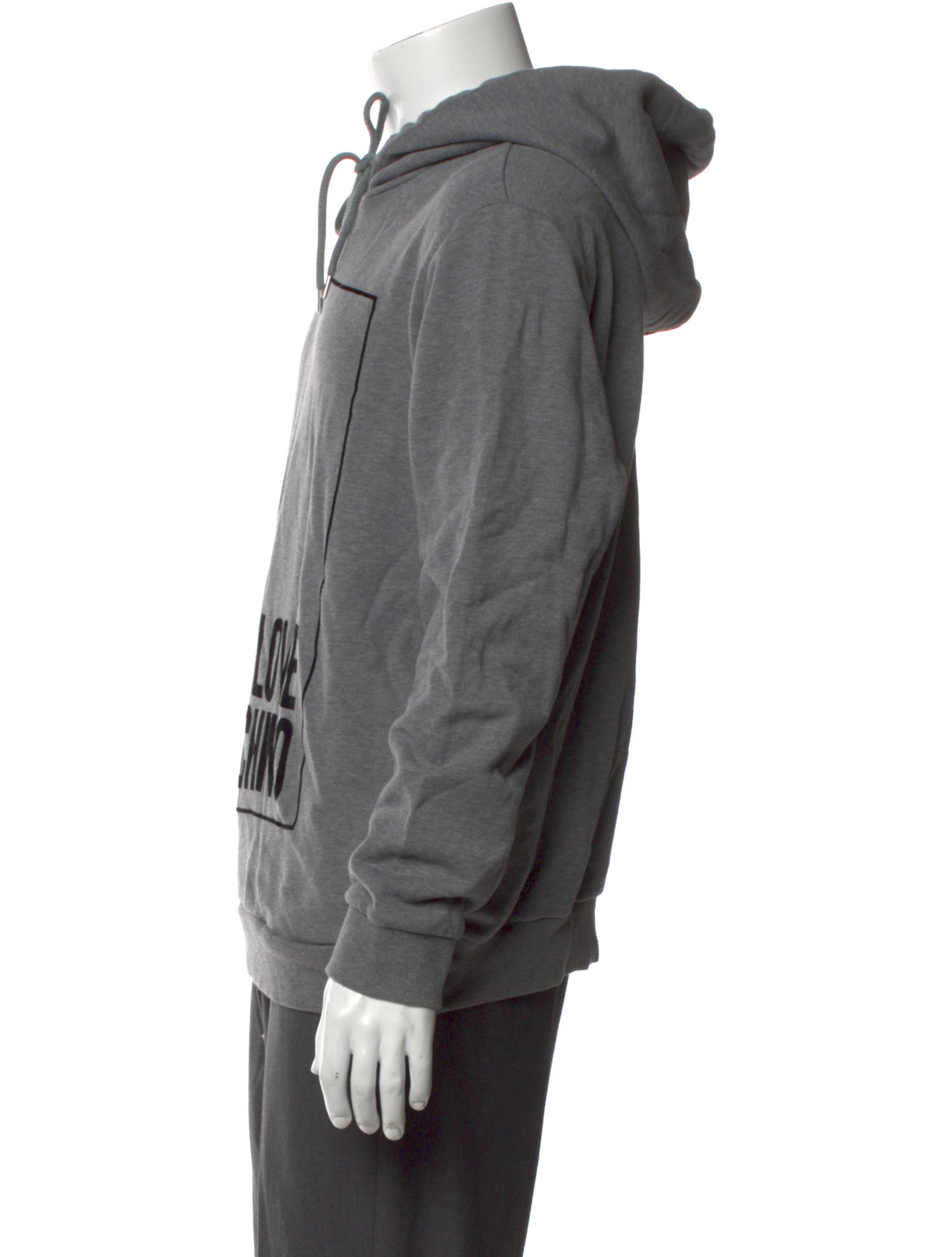 Love Moschino Graphic Print Crew Neck Hoodie