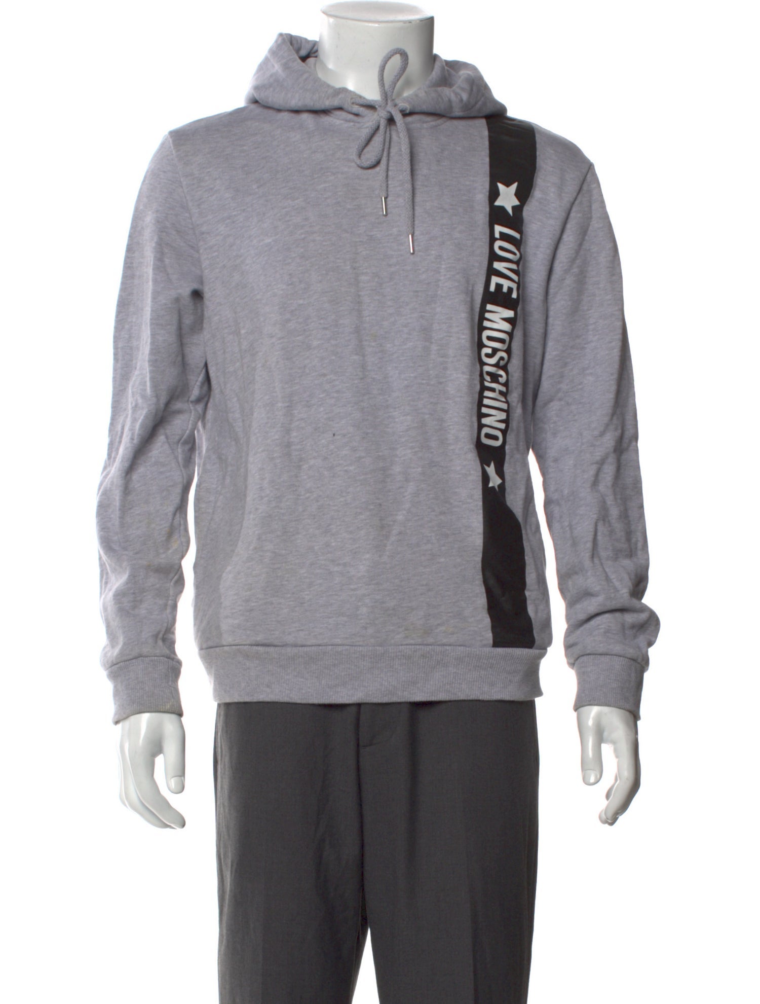 Love Moschino Graphic Print Crew Neck Hoodie