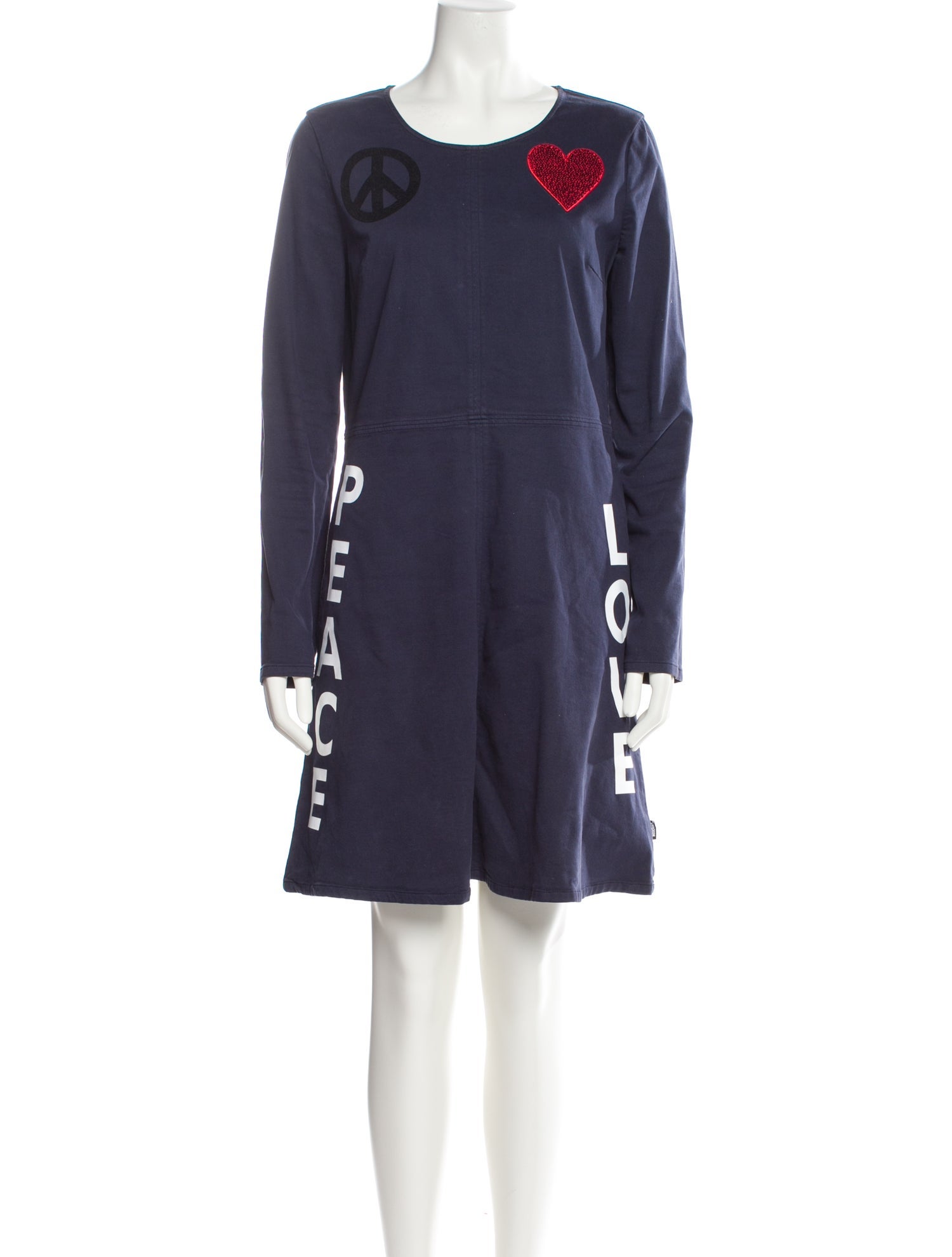 Love Moschino Graphic Print Mini Dress