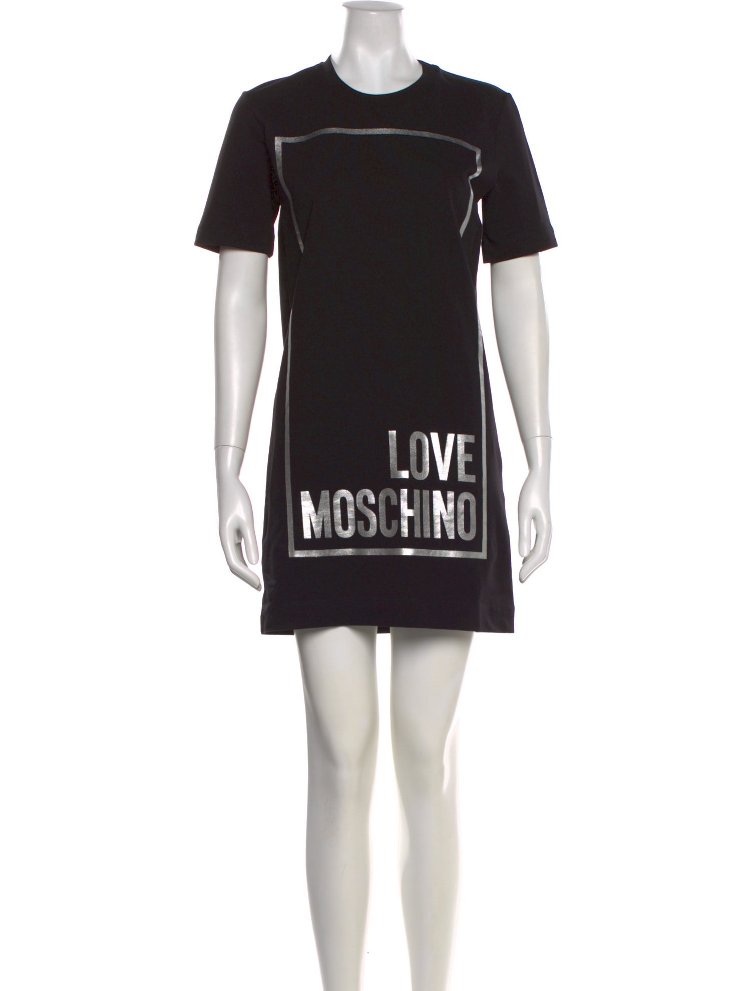Love Moschino Graphic Print Mini Dress