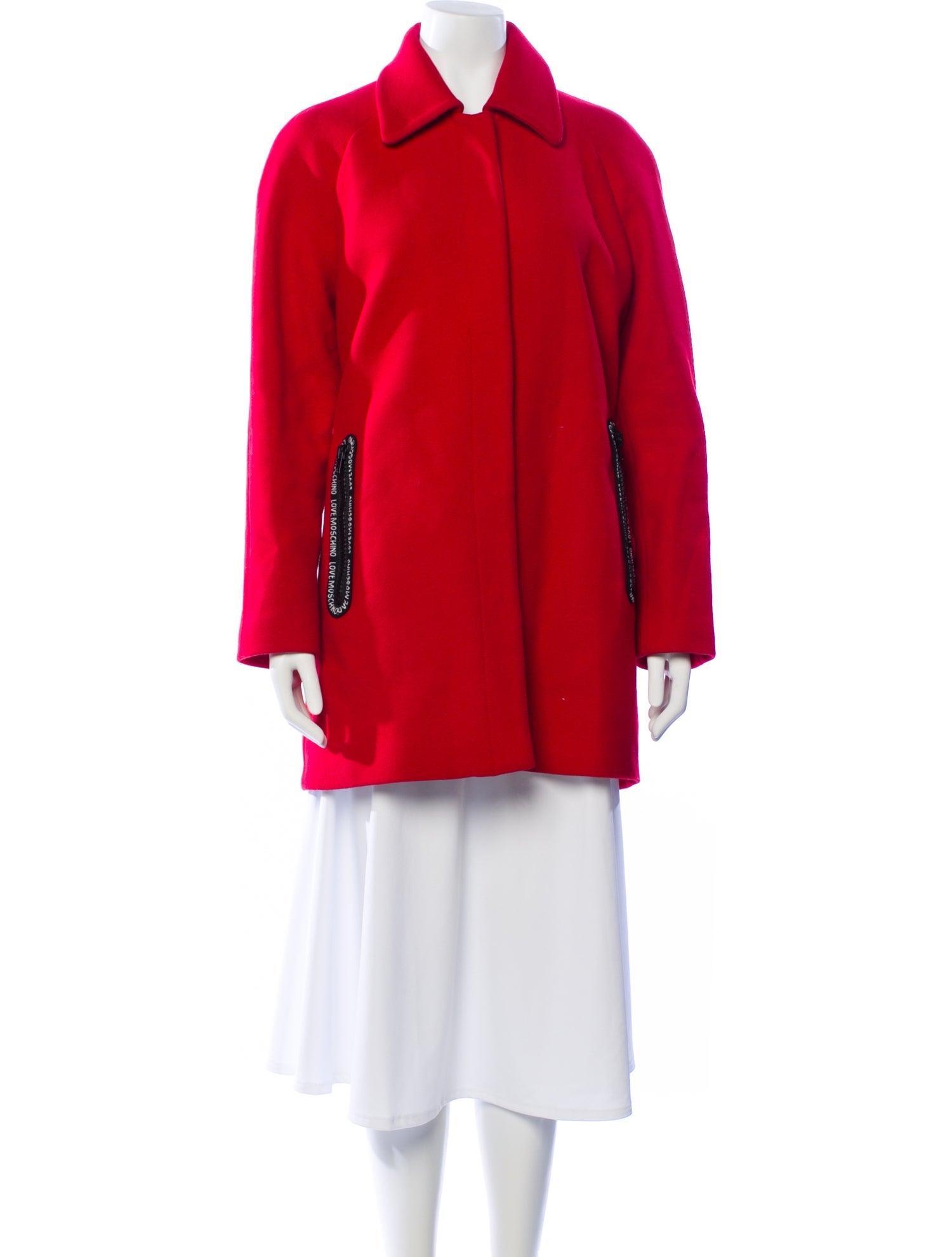 Love Moschino Virgin Wool Peacoat