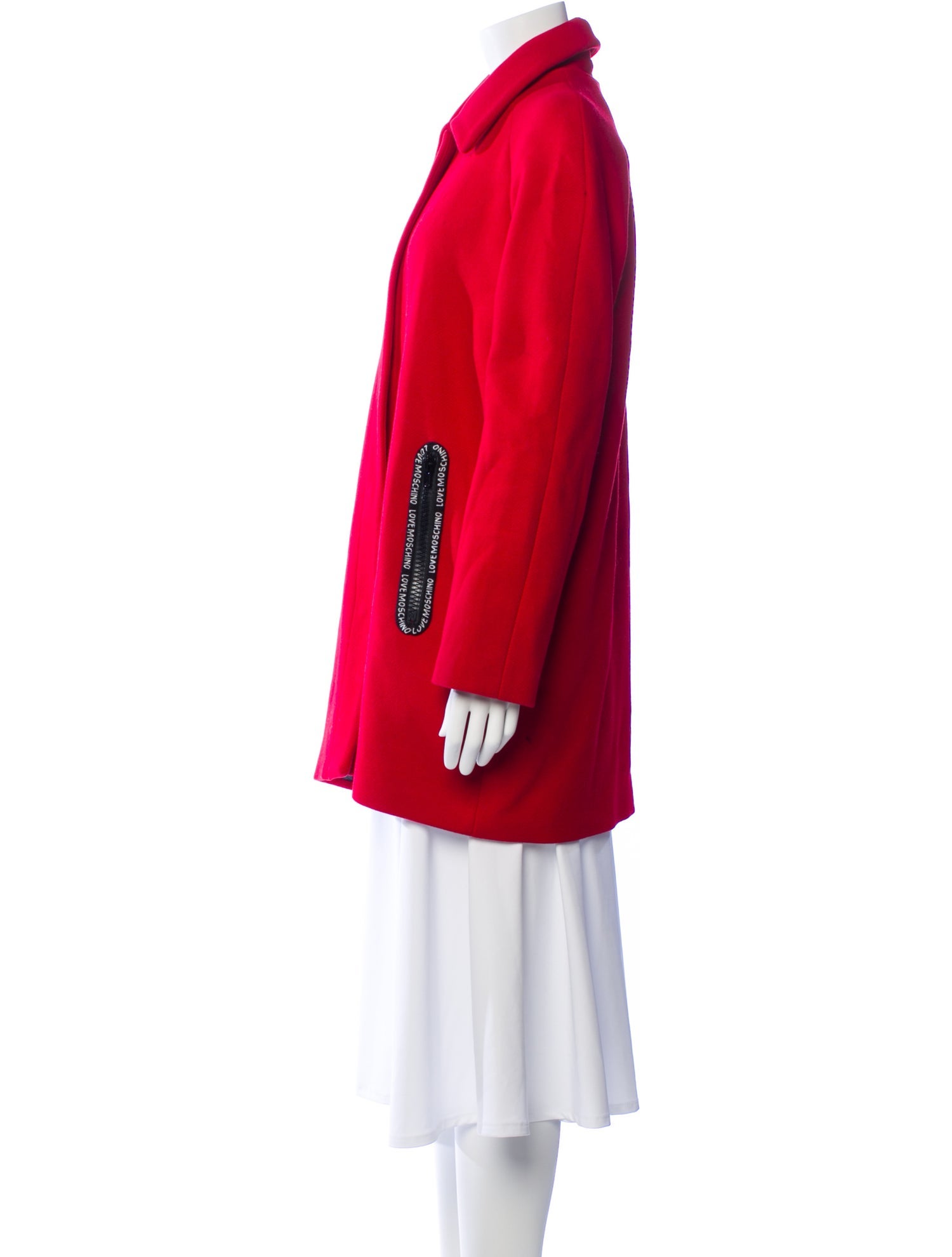 Love Moschino Virgin Wool Peacoat