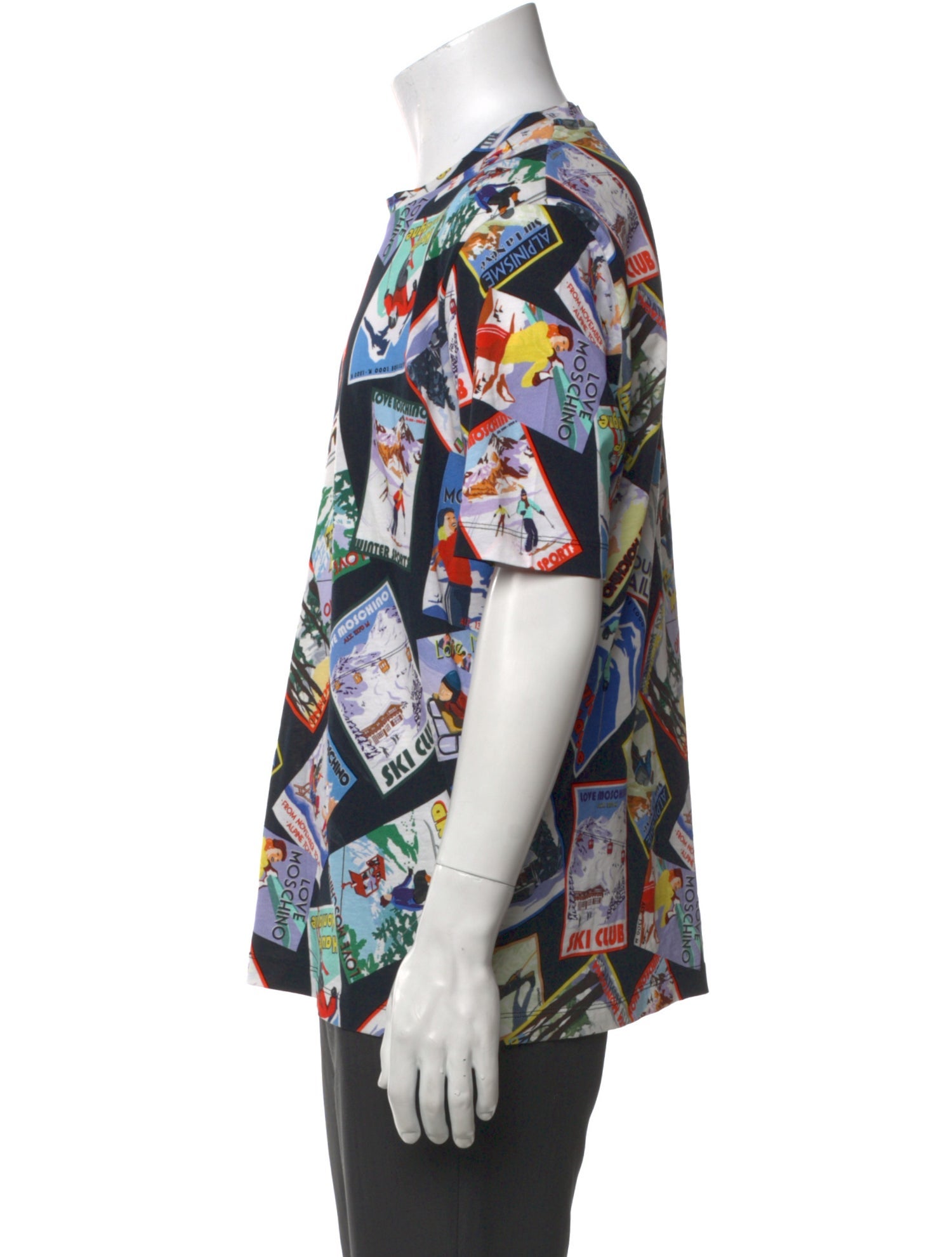 Love Moschino Printed Crew Neck T-Shirt