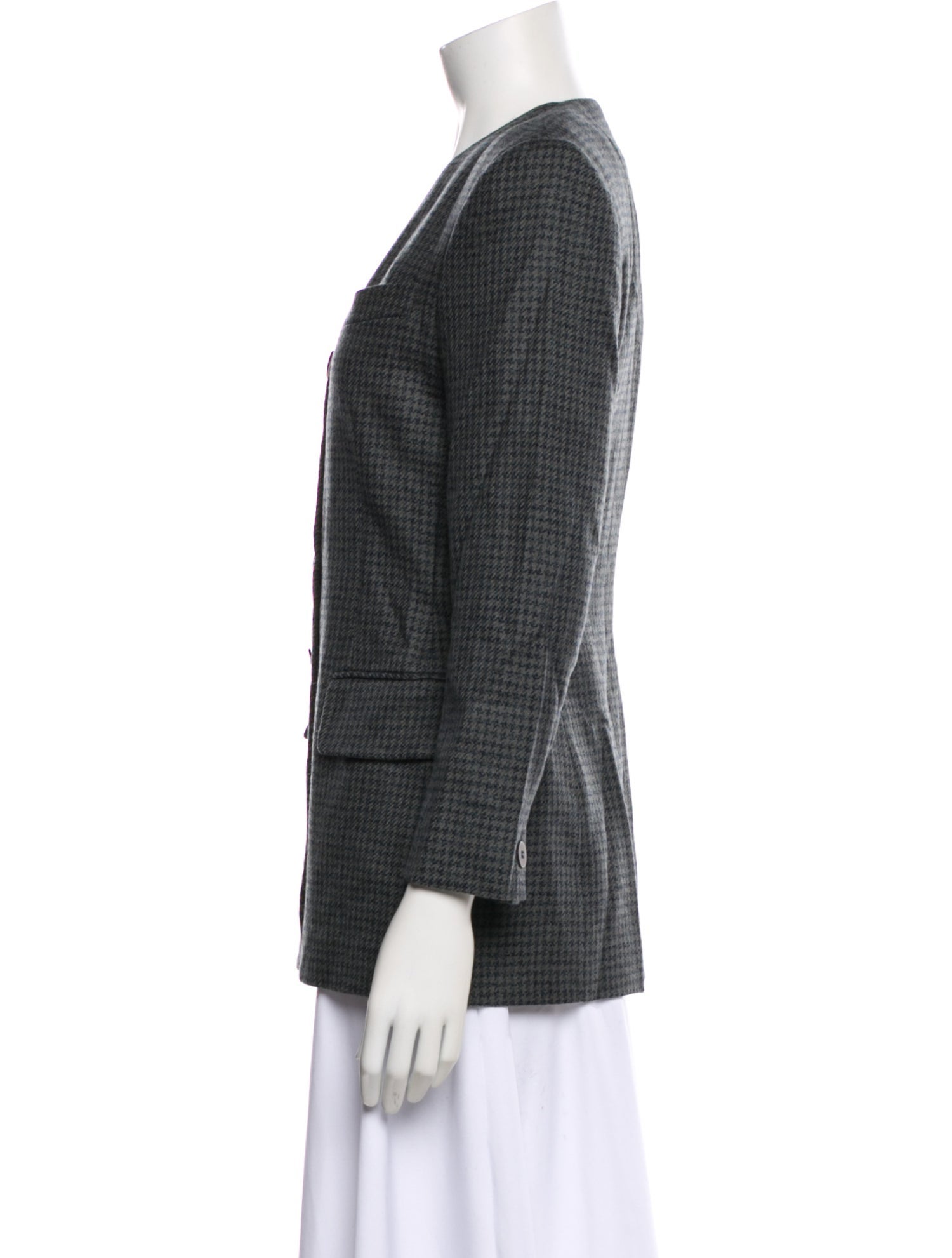 Love Moschino Wool Houndstooth Print Blazer w/ Tags