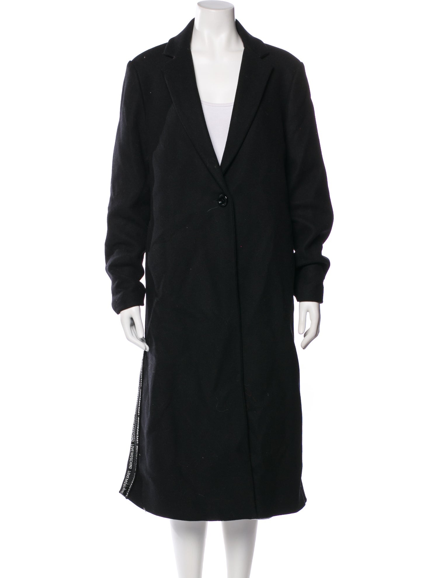 Love Moschino Virgin Wool Trench Coat