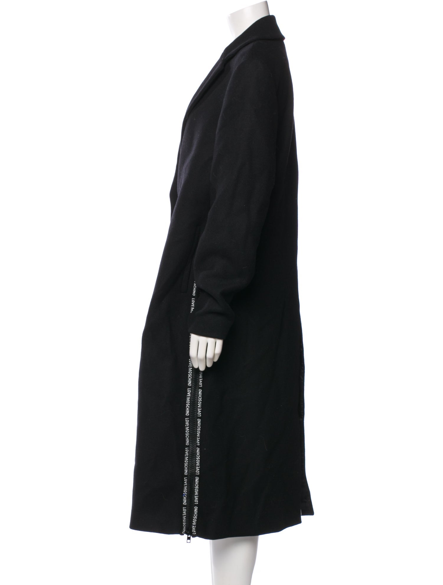 Love Moschino Virgin Wool Trench Coat