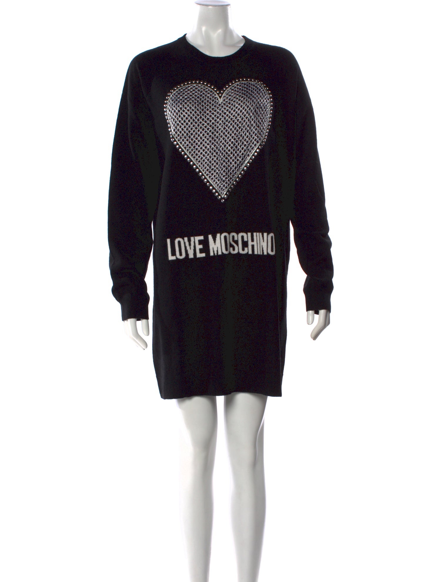 Love Moschino Graphic Print Mini Dress