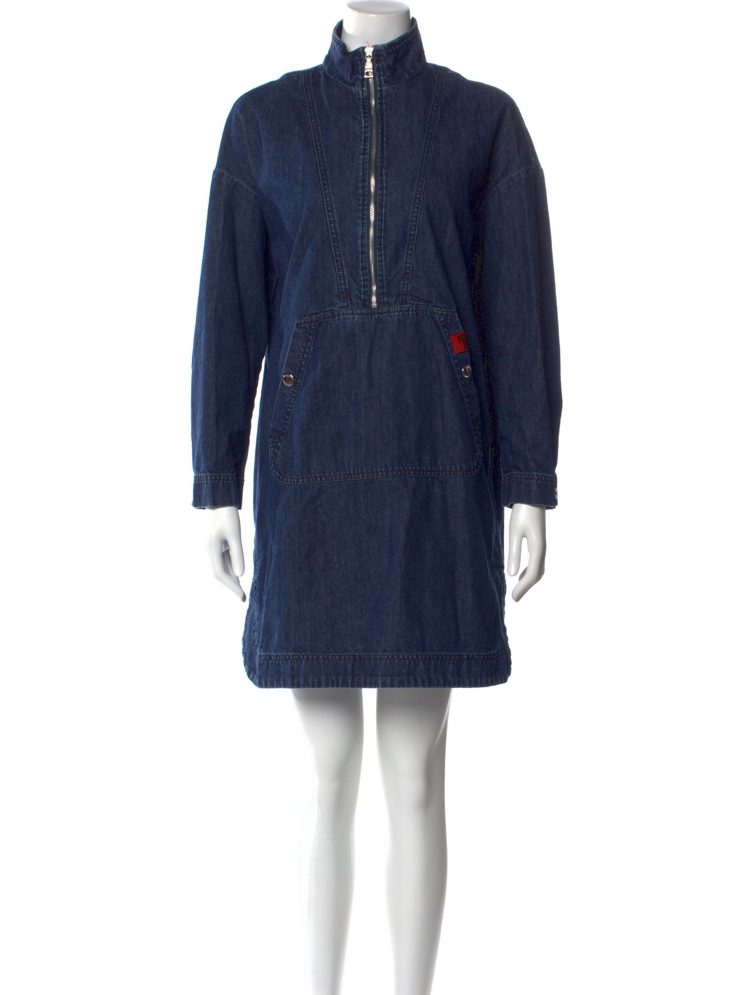 Love Moschino Mock Neck Mini Dress