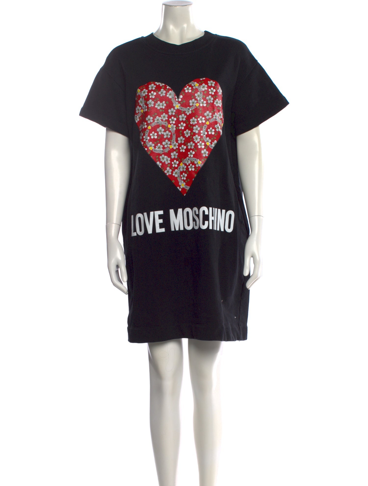 Love Moschino Graphic Print Mini Dress