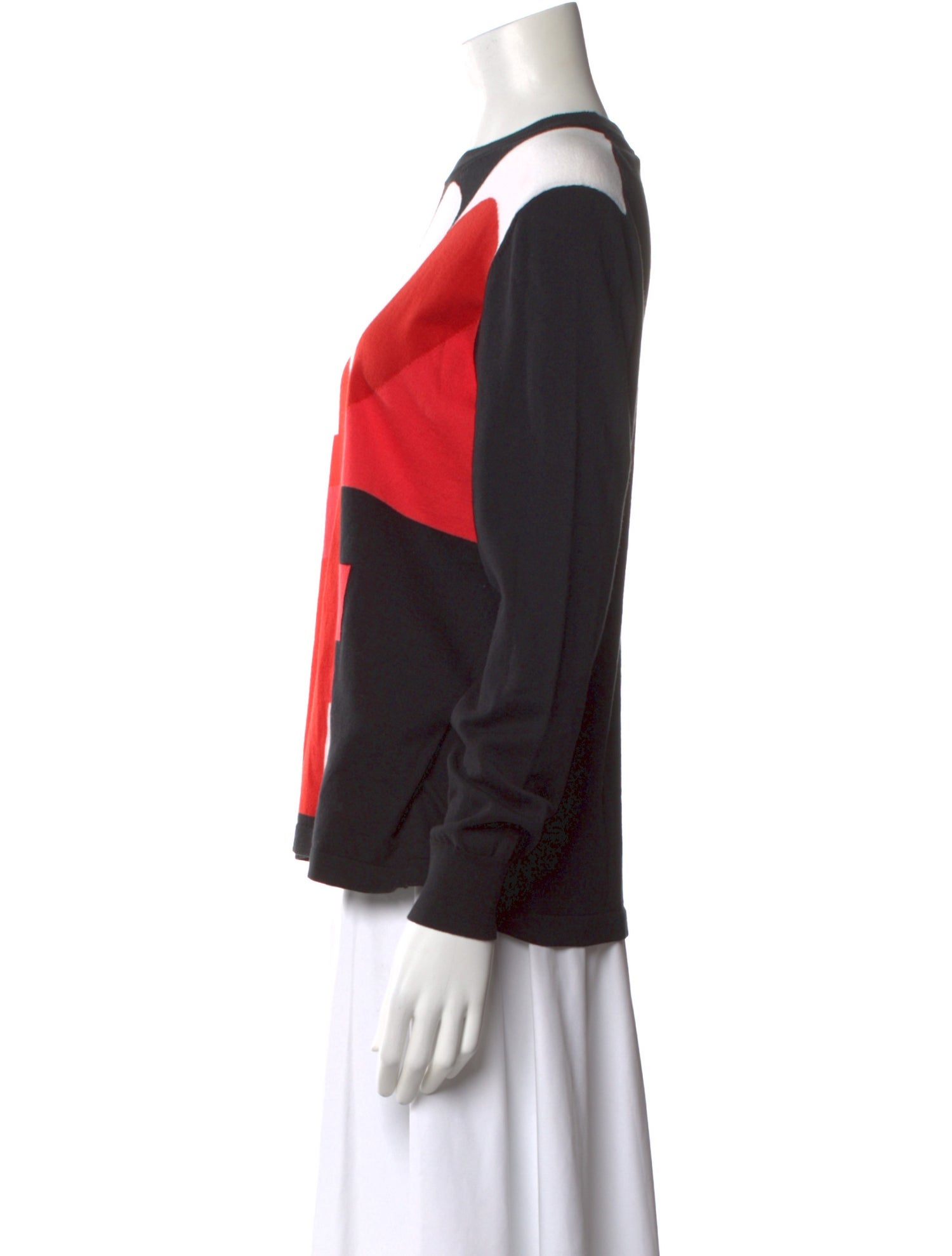 Love Moschino Printed Crew Neck Sweater