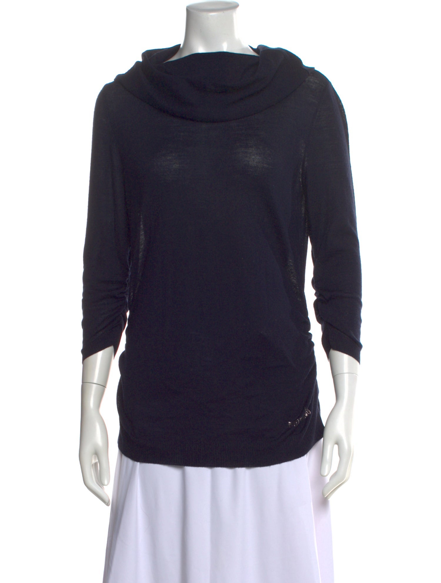 Love Moschino Virgin Wool Cowl Neck Sweater