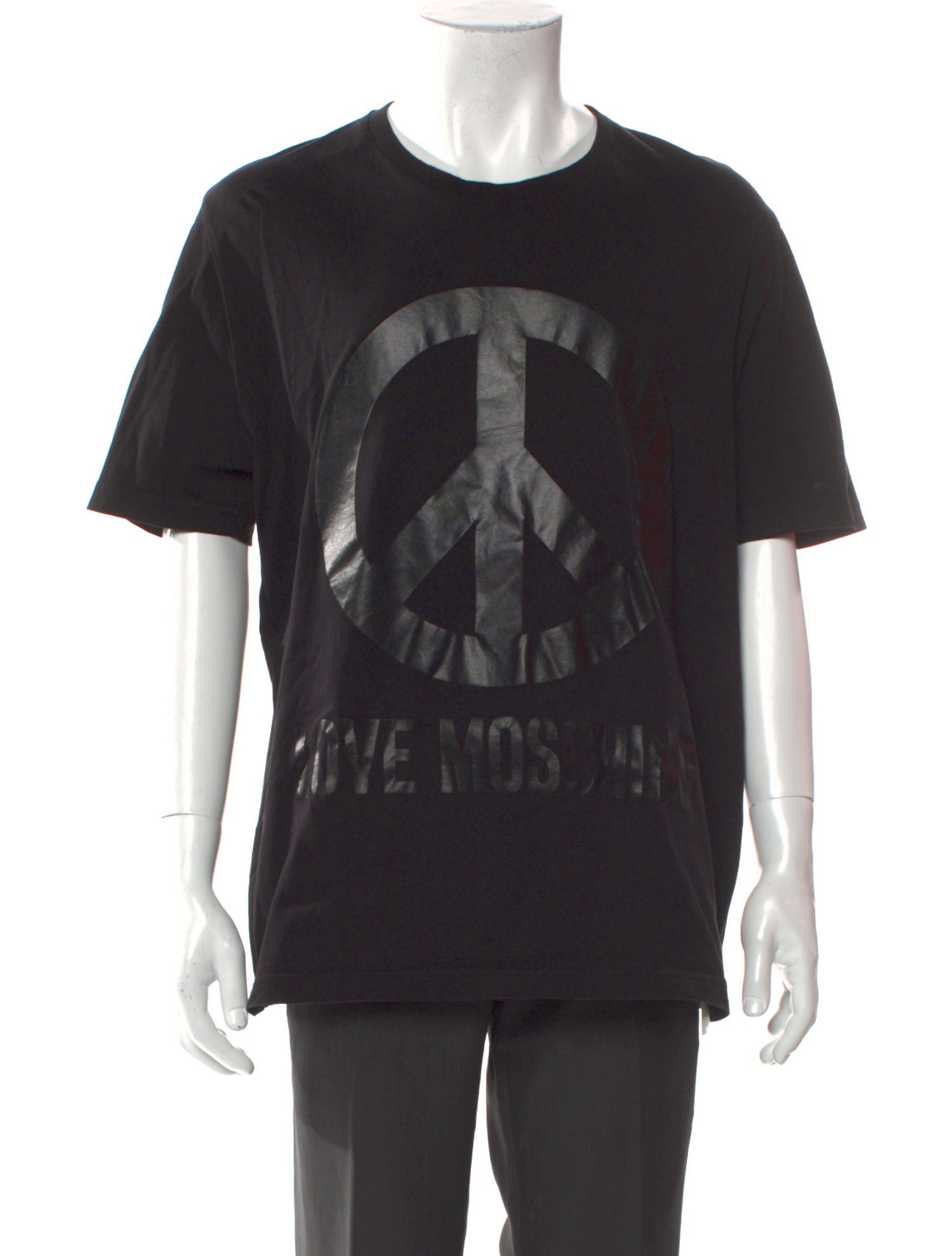 Love Moschino Graphic Print Crew Neck T-Shirt