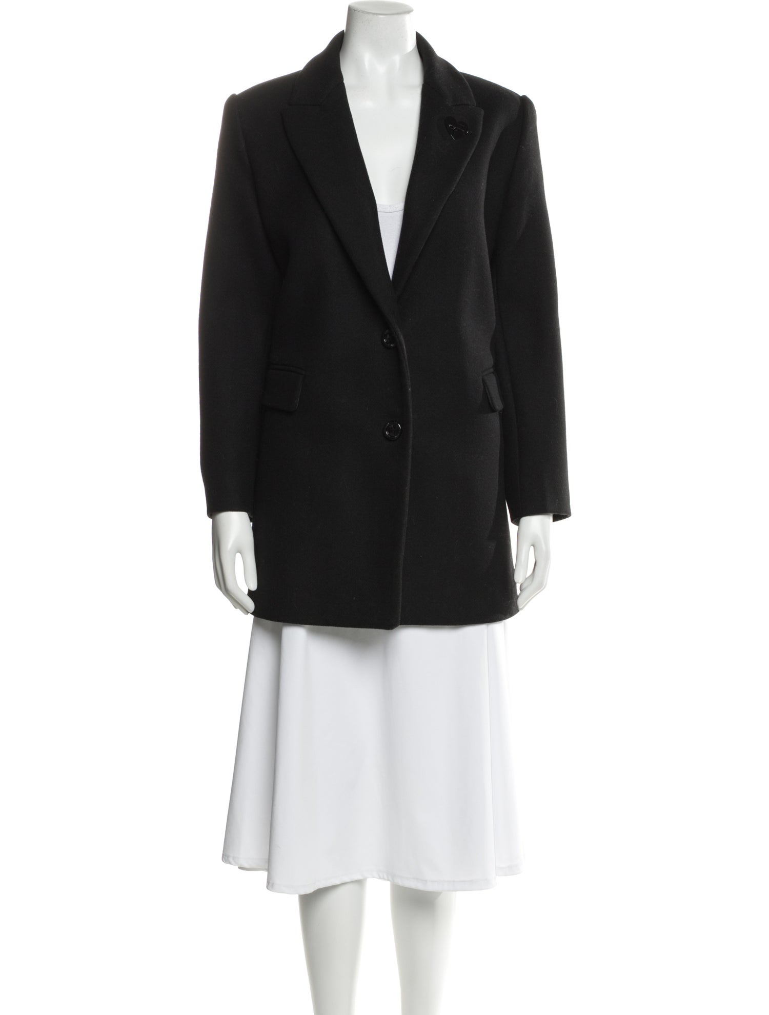 Love Moschino Virgin Wool Peacoat