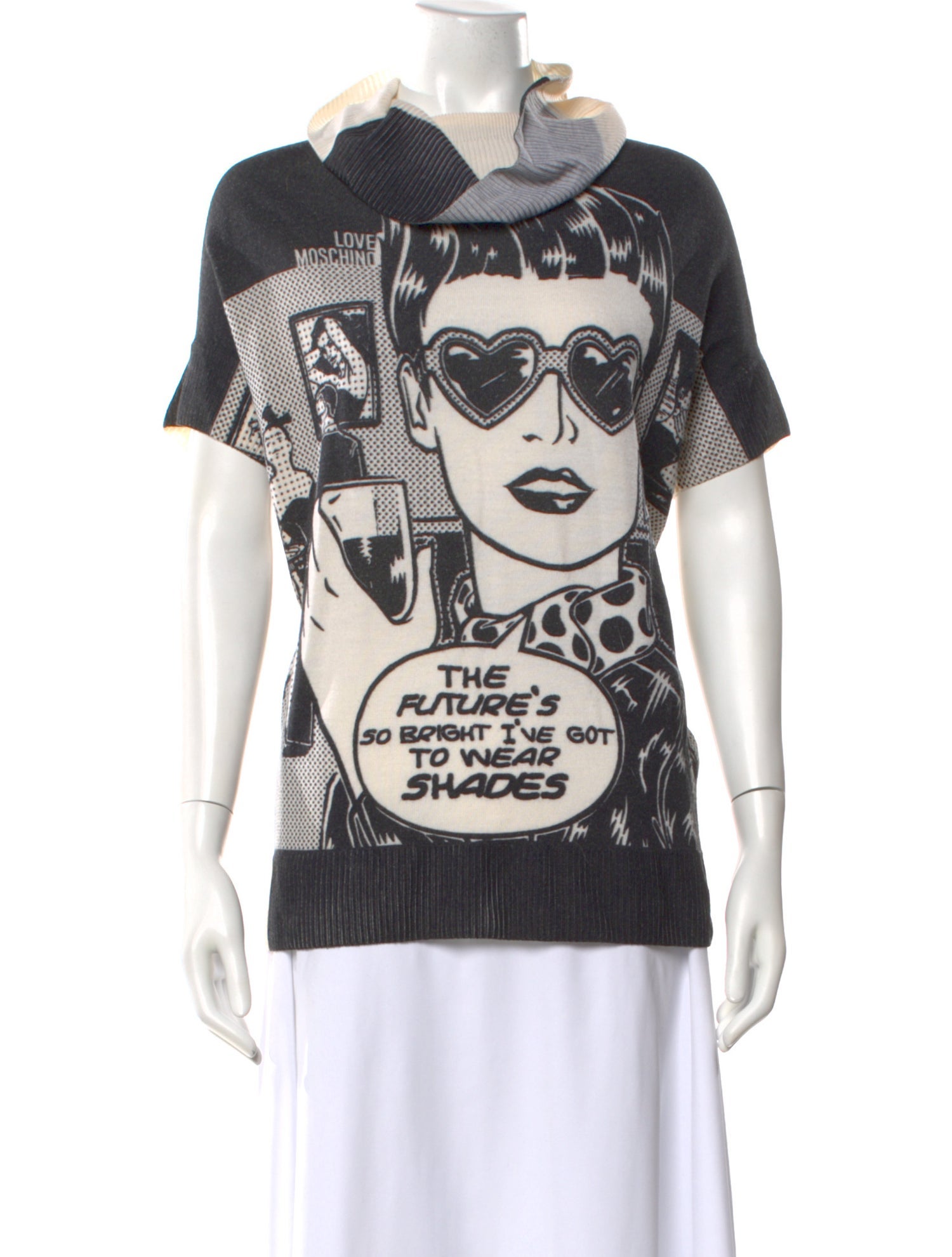 Love Moschino Vintage Virgin Wool Sweater