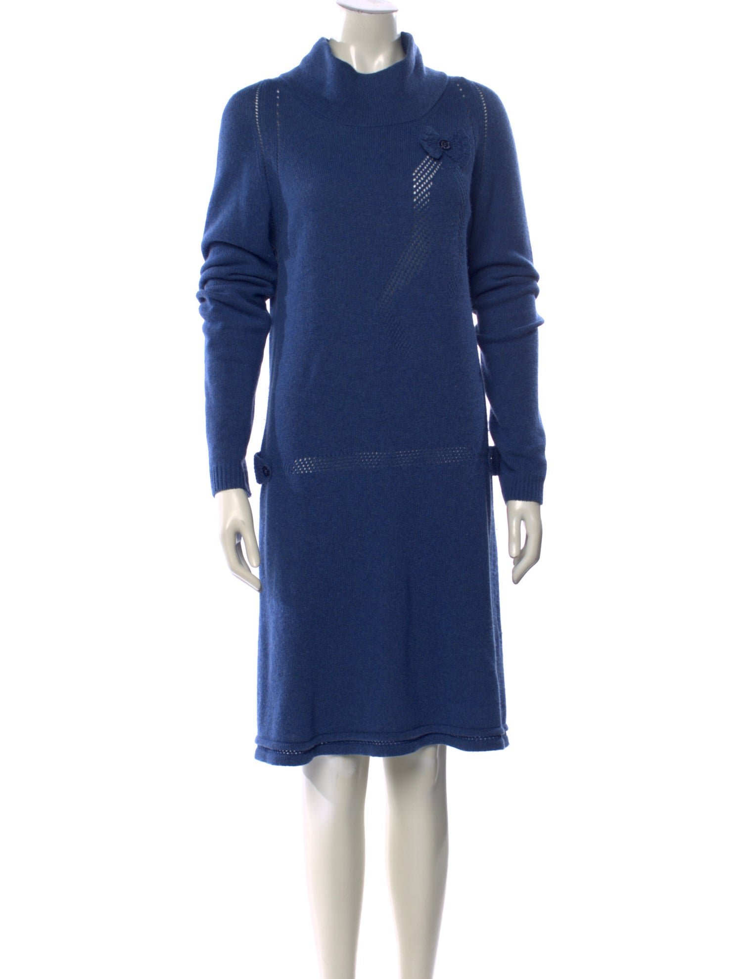 Love Moschino Virgin Wool Knee-Length Dress