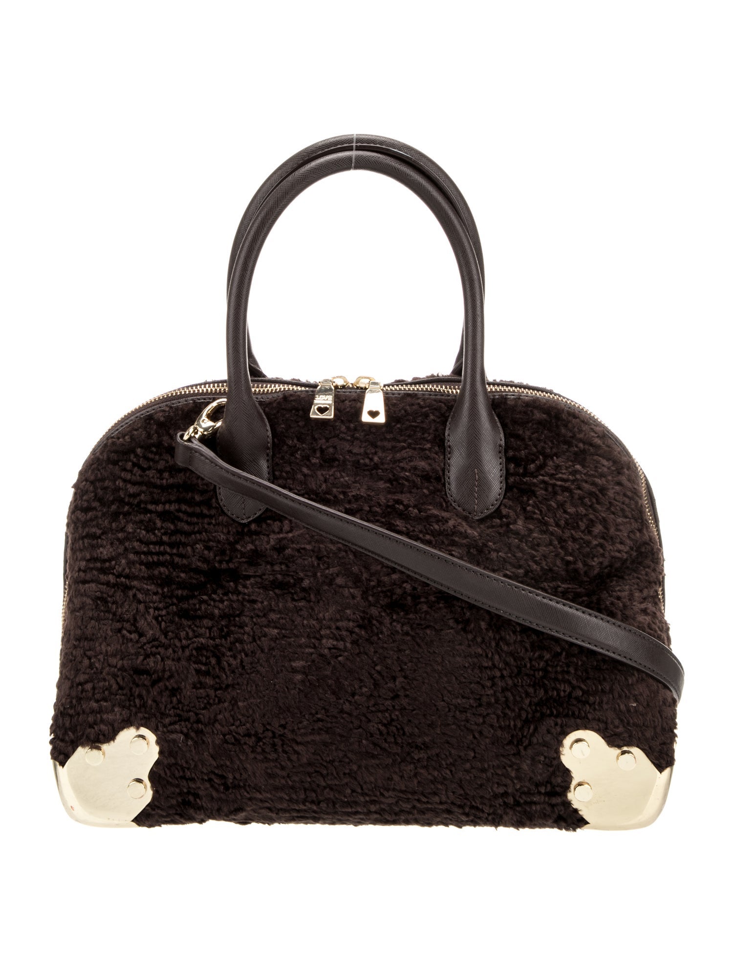 Love Moschino Fur Shoulder Bag