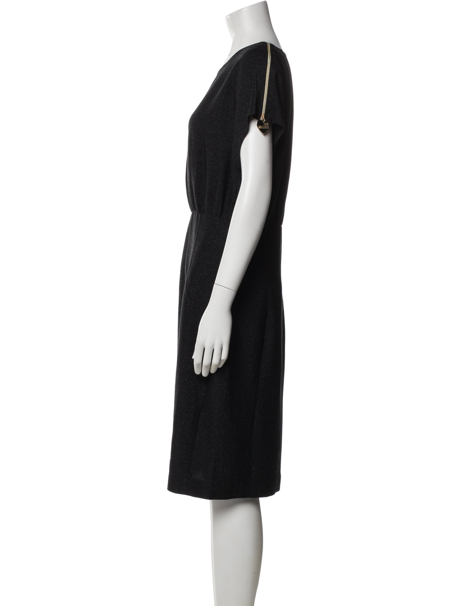Love Moschino Scoop Neck Knee-Length Dress