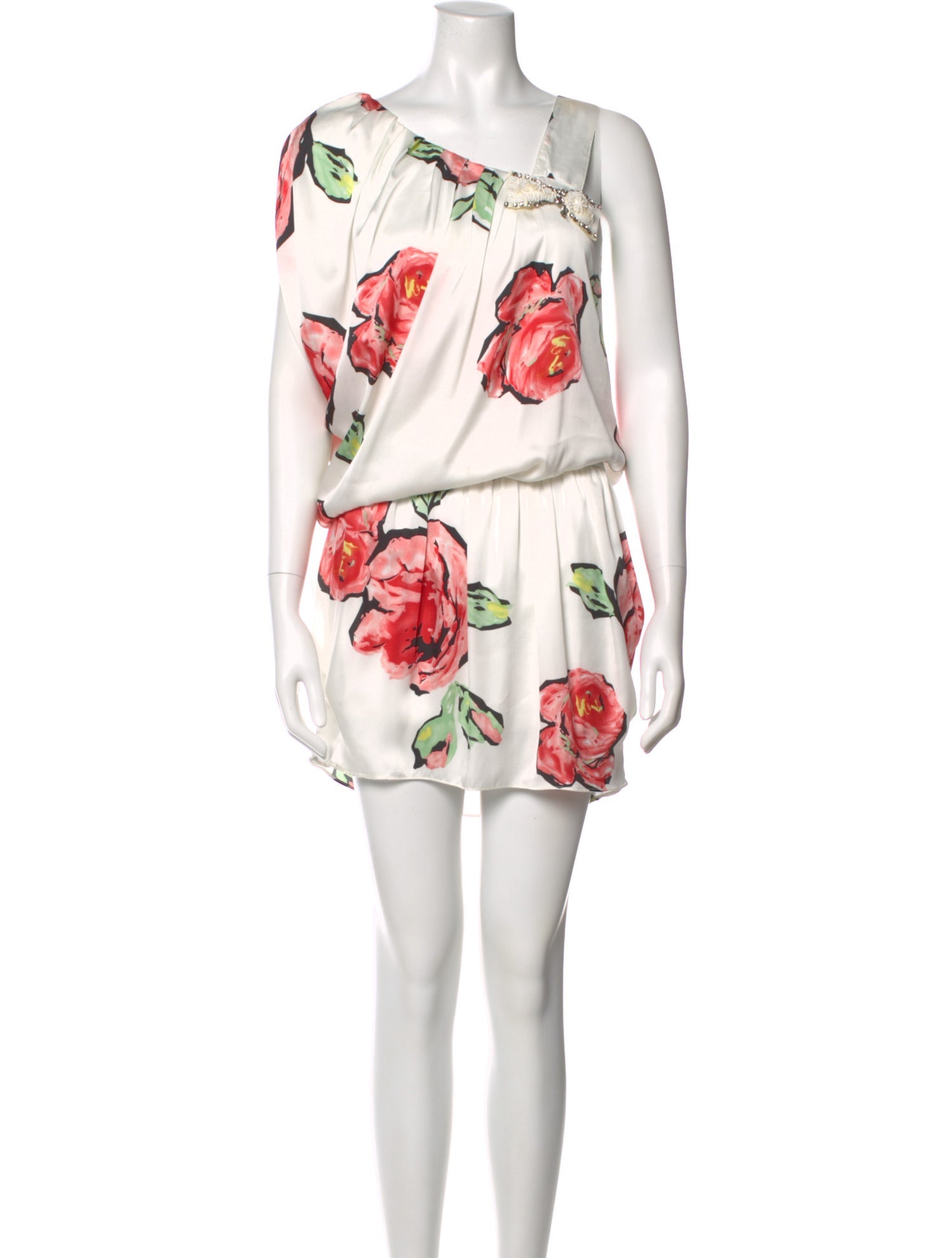 Love Moschino Floral Print Mini Dress