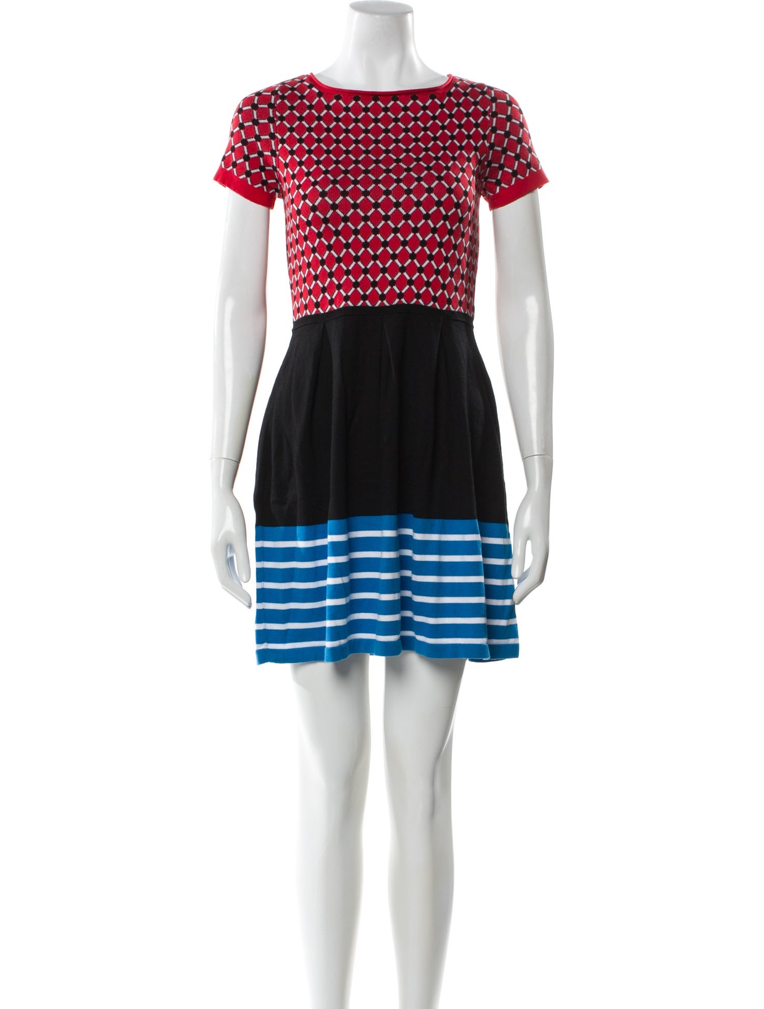 Love Moschino Striped Mini Dress