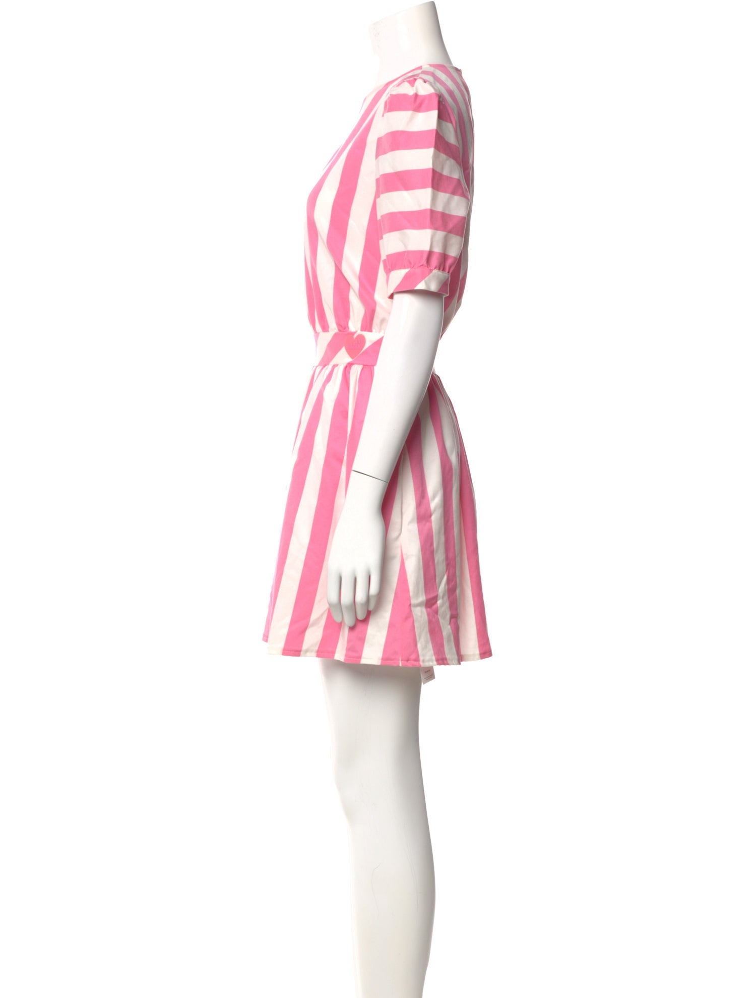 Love Moschino Striped Mini Dress