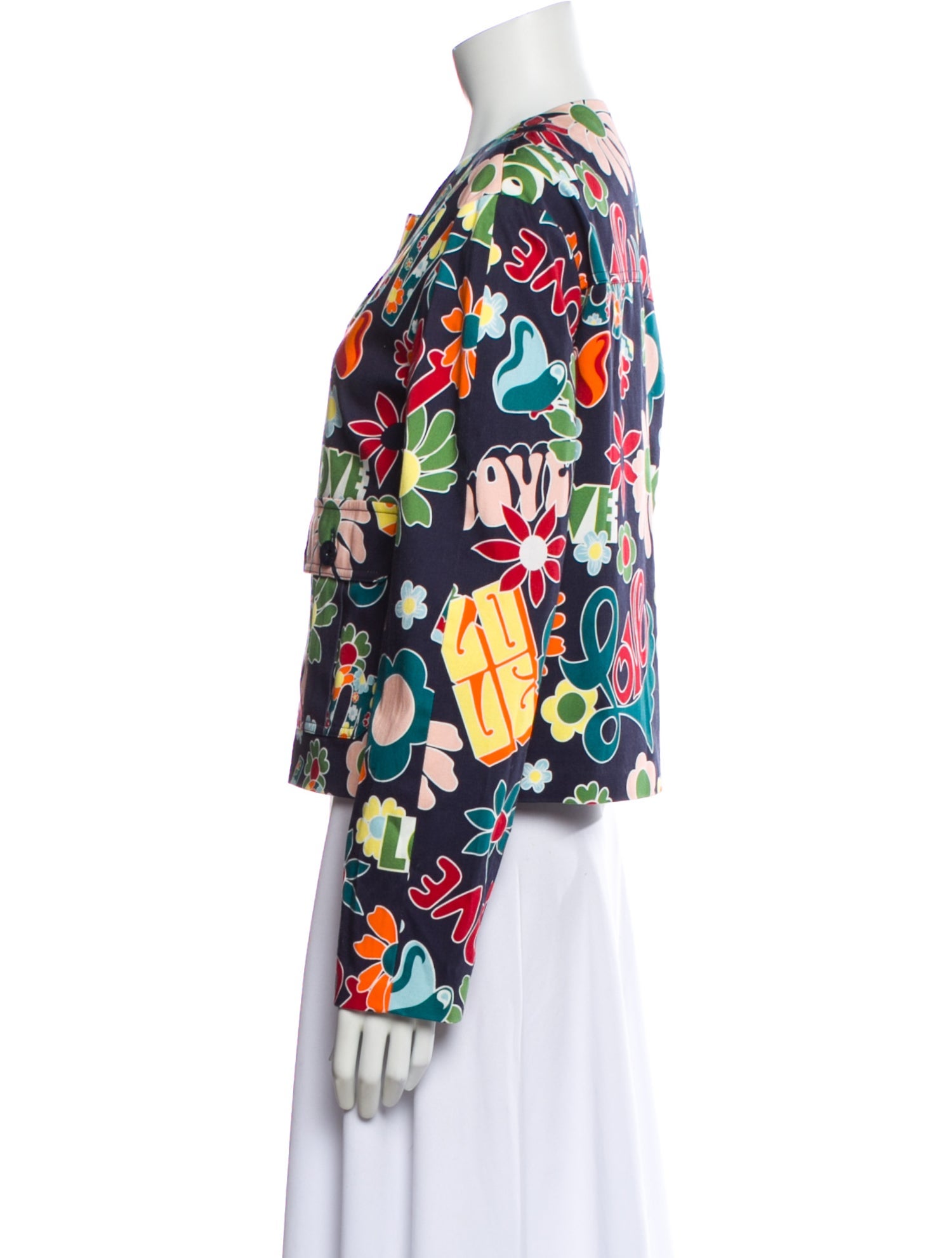 Love Moschino Floral Print Evening Jacket w/ Tags