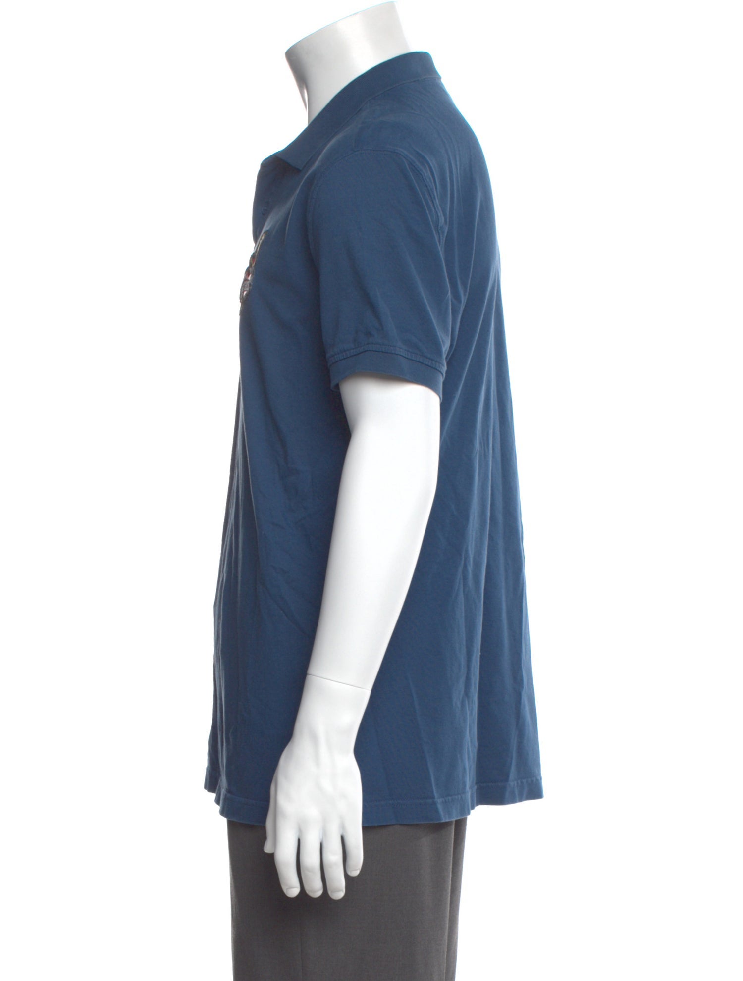 Love Moschino Graphic Print Crew Neck Polo Shirt