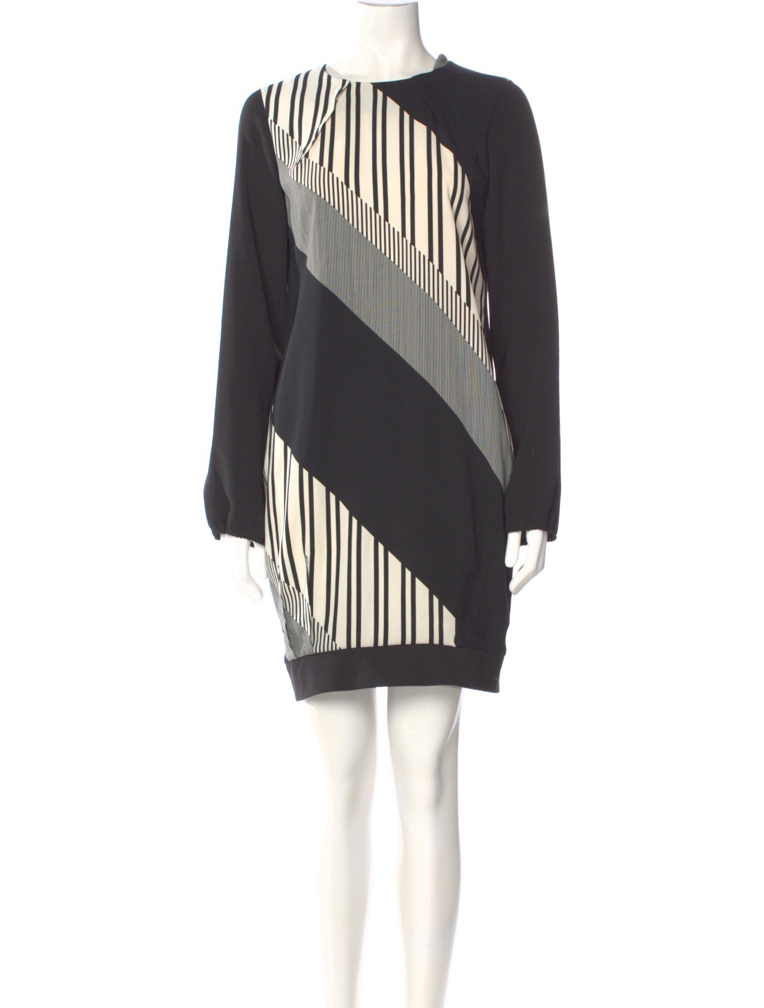 Love Moschino Striped Knee-Length Dress