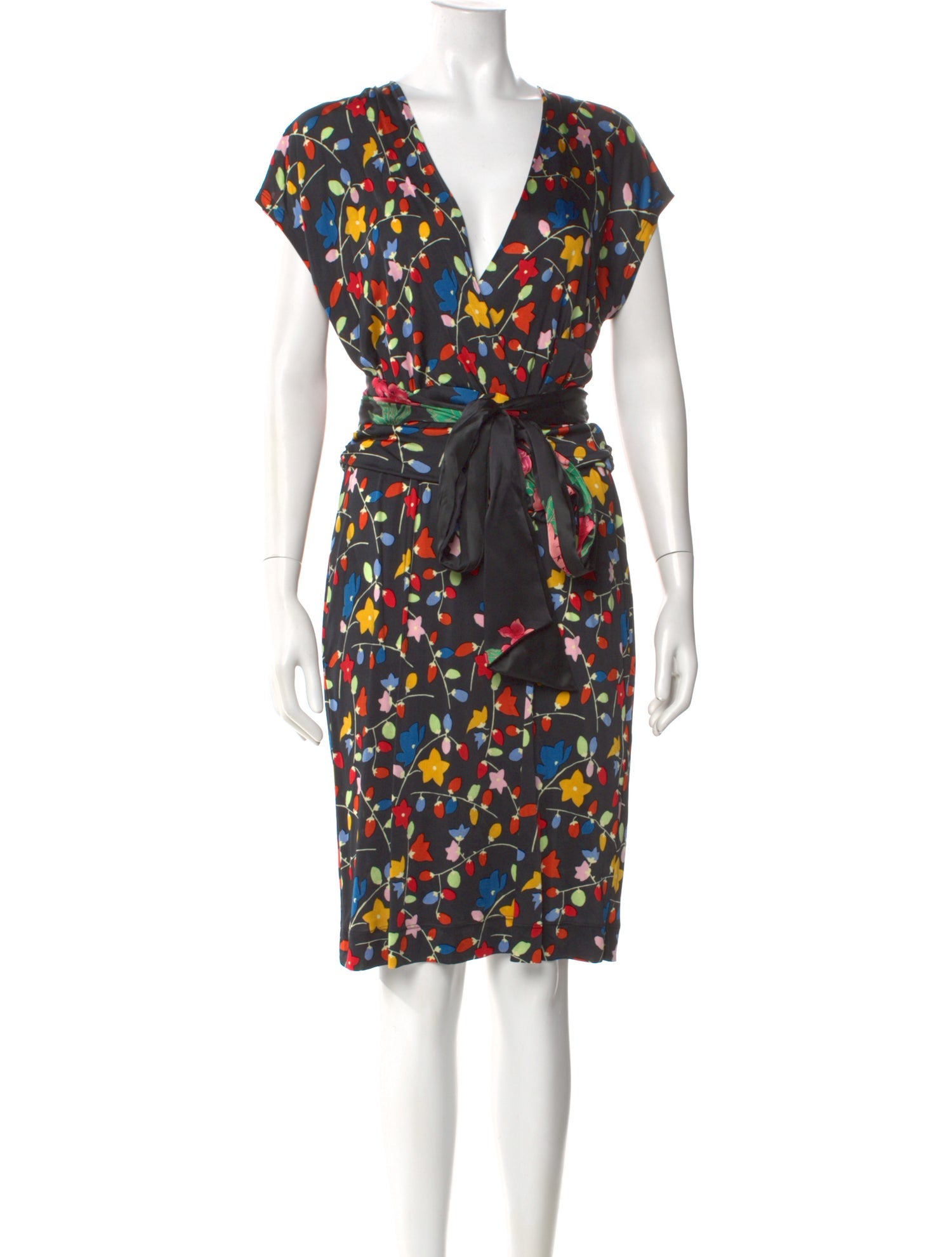 Love Moschino Floral Print Knee-Length Dress