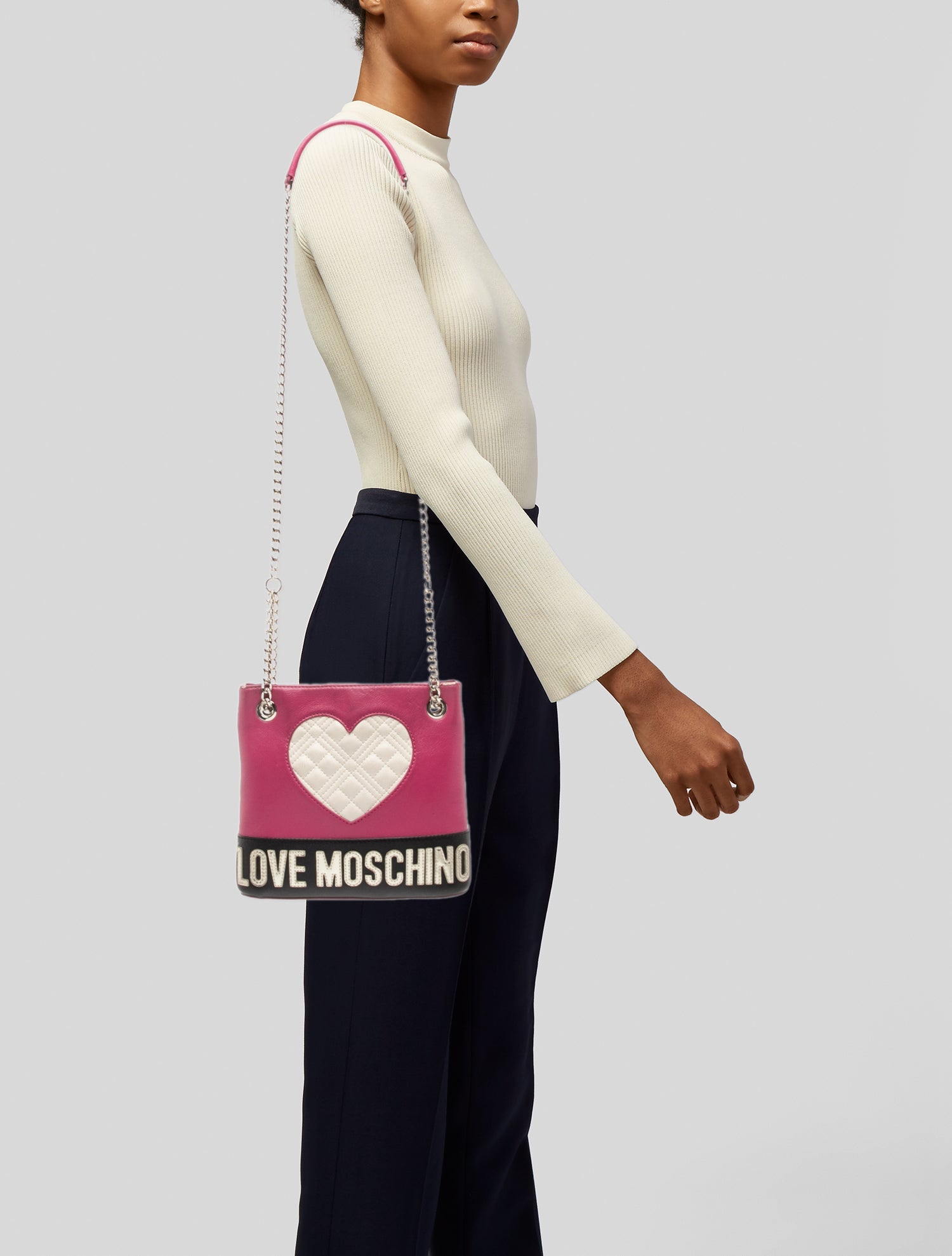 Love Moschino Leather Crossbody Bag