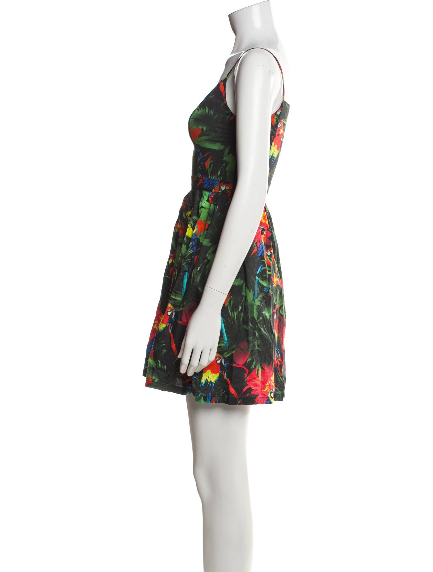 Love Moschino Floral Print Mini Dress