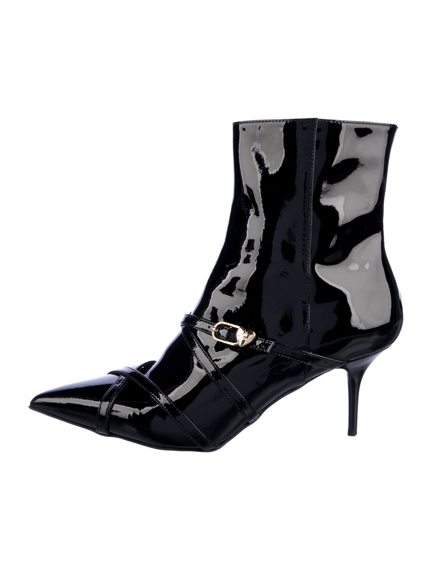 Love Moschino Patent Leather Boots