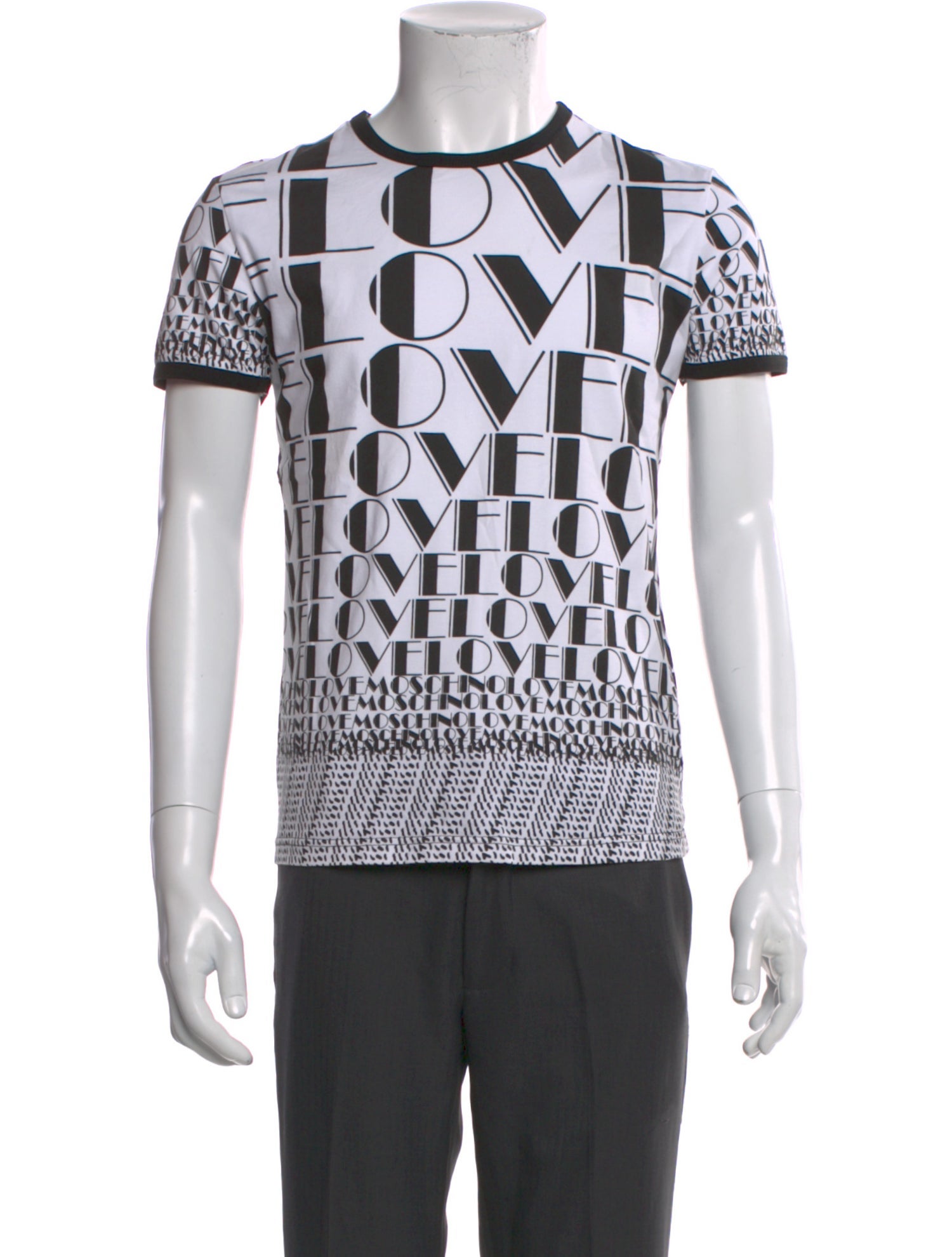 Love Moschino Printed Crew Neck T-Shirt