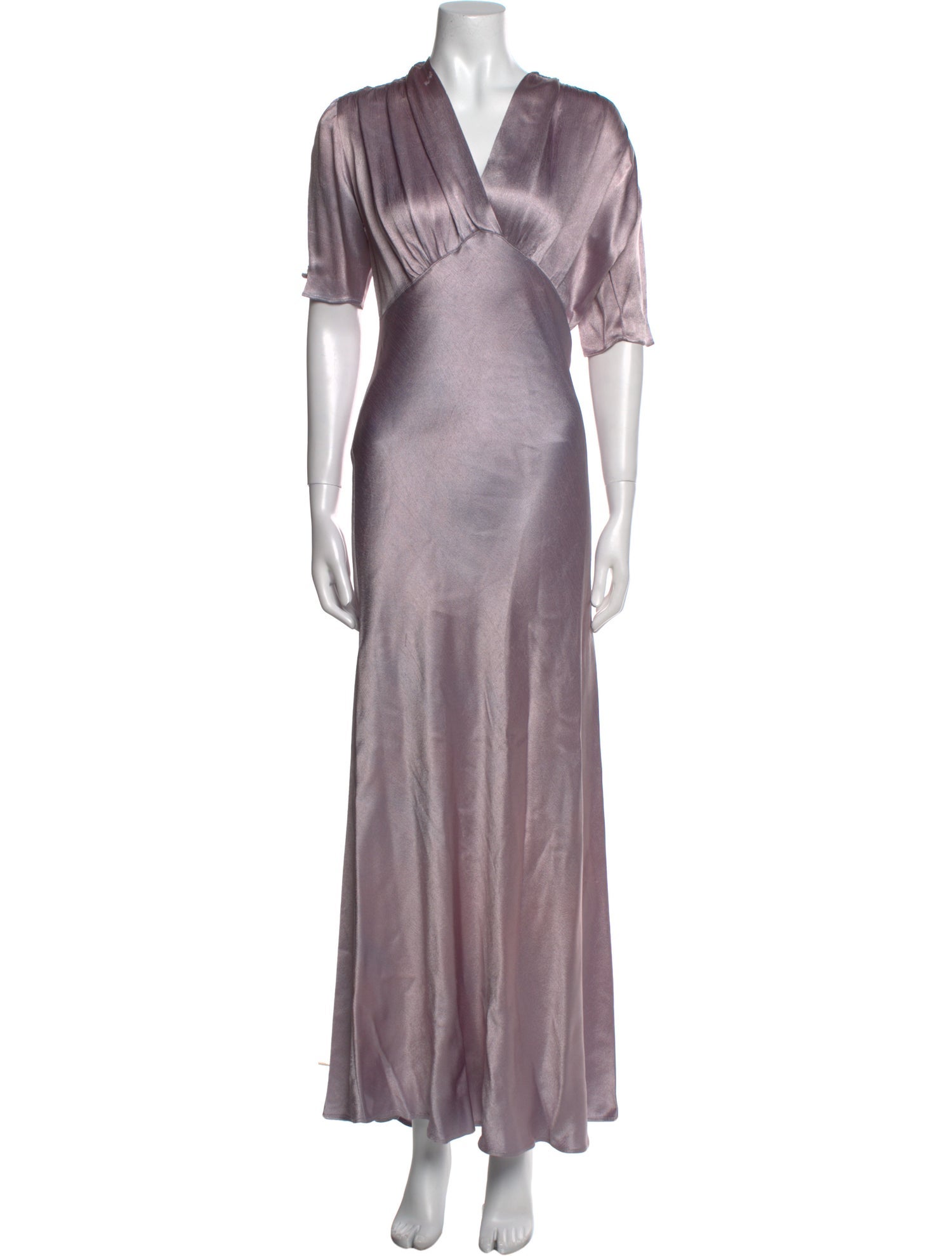 Les Habitudes V-Neck Long Dress