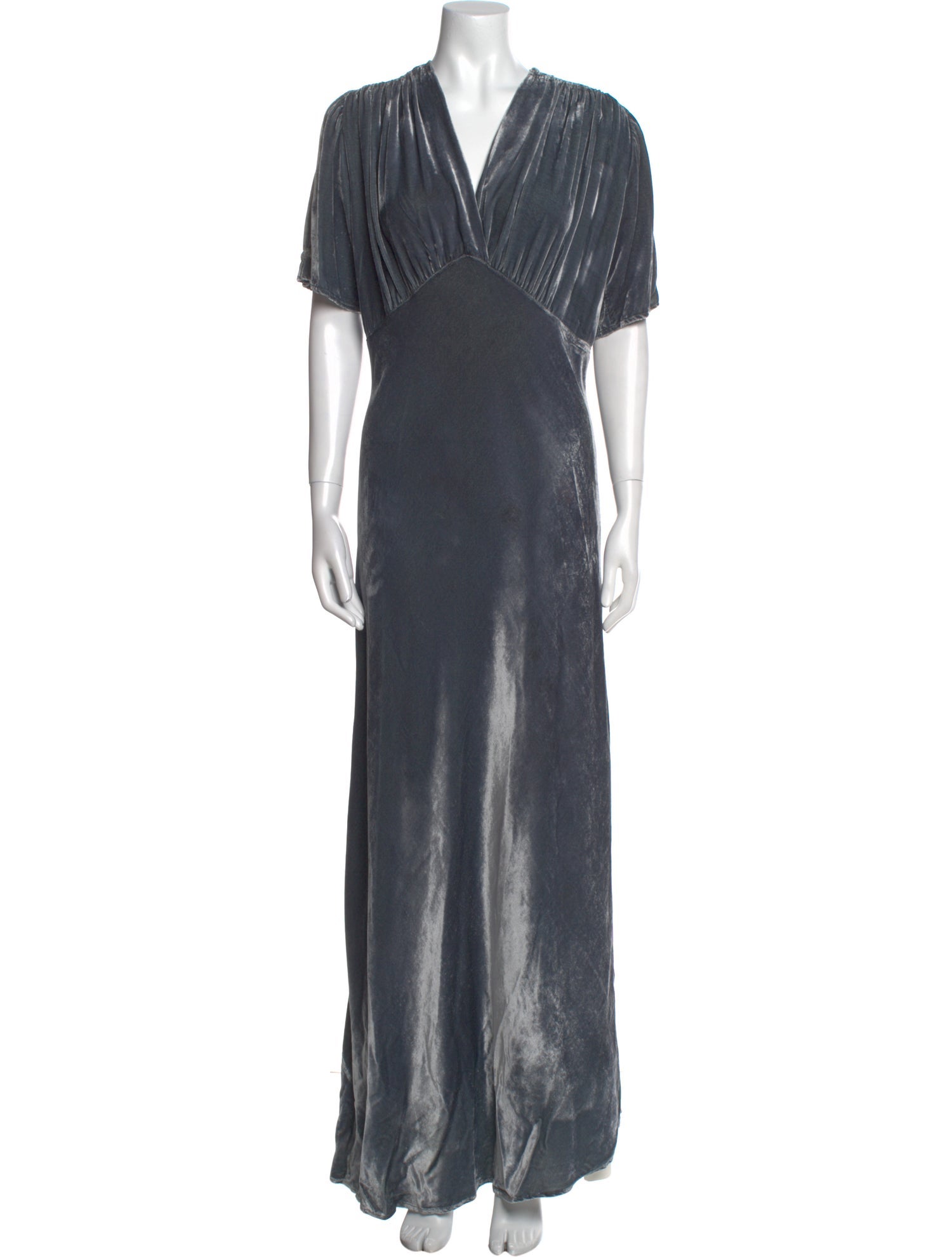 Les Habitudes V-Neck Long Dress
